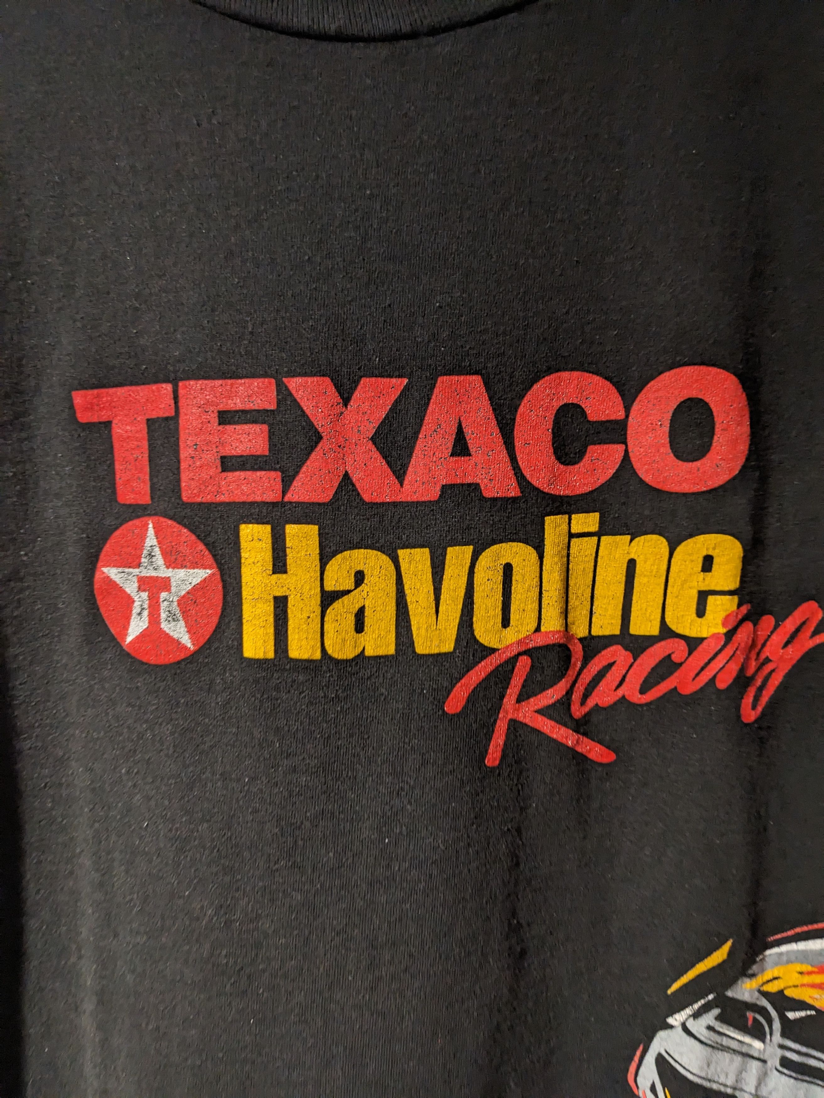 NASCAR Vintage 90s Texaco Havoline Racing Nascar Wrap T-Shirt Size US XL / EU 56 / 4 - 2 Thumbnail