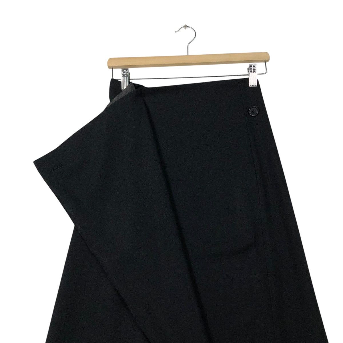 Yohji Yamamoto 🔥VINTAGE LONG SKIRT DOUBLE LAYER Y’S YOHJI YAMAMOTO Size 24" / US 00 / IT 34 - 14 Thumbnail