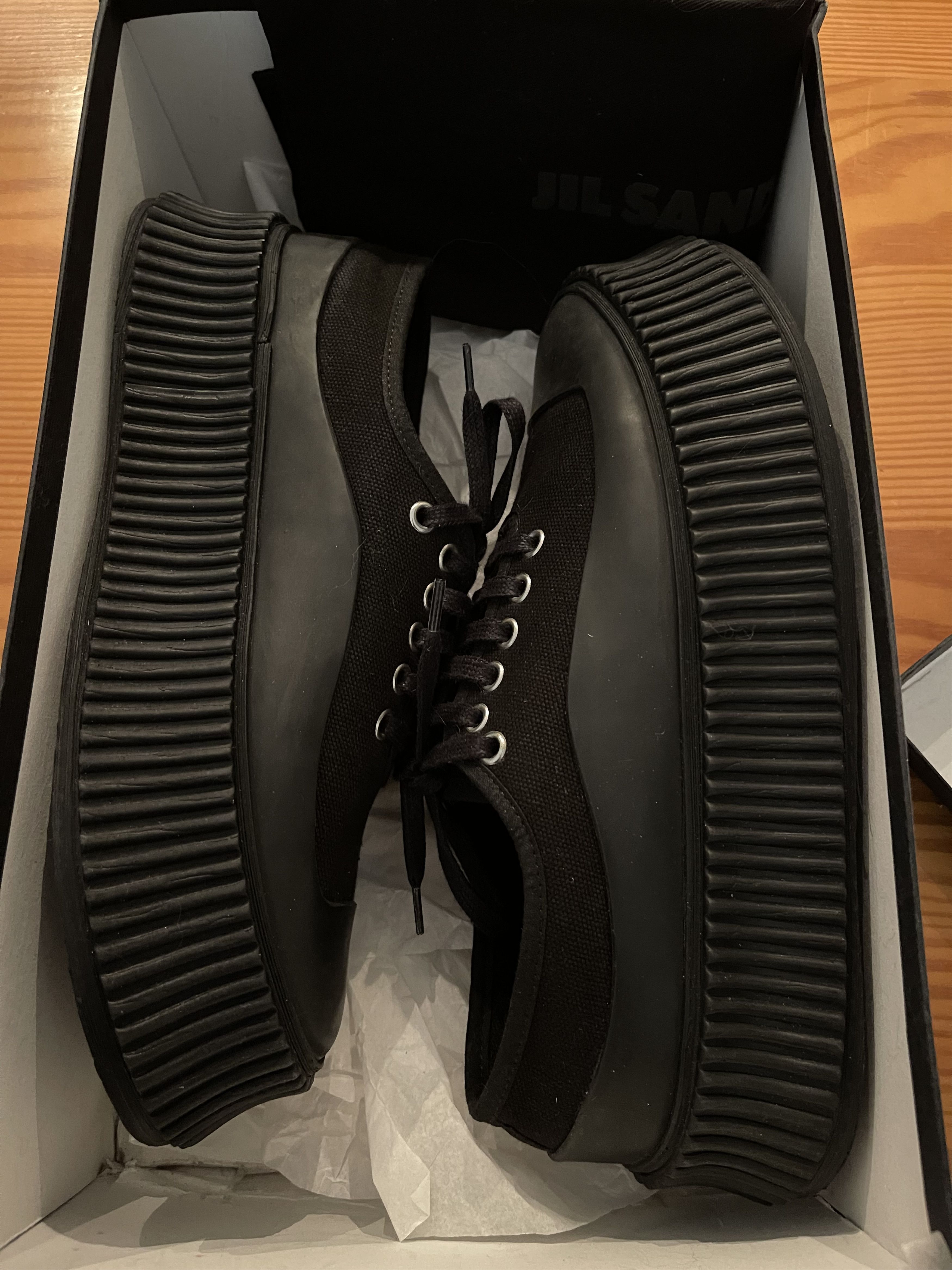 Jil Sander Jil Sander platform Sneakers - Black 38 Size US 8 / IT 38 - 4 Thumbnail