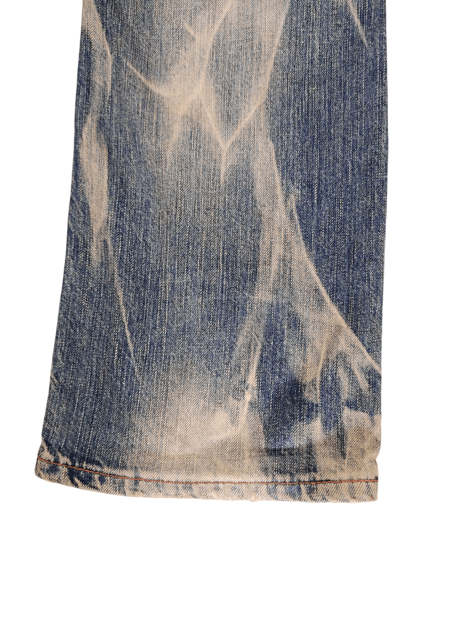 Number (N)ine × Undercover Vintage Edwin Japan Clawmark Distress Faded Denim Jeans Size US 29 - 6 Thumbnail