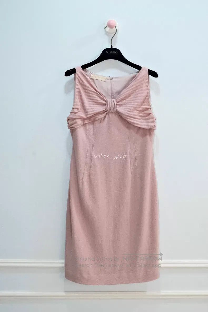 Valentino Valentino Pleated twisted sleeveless dress Size S / US 4 / IT 40 - 8 Thumbnail