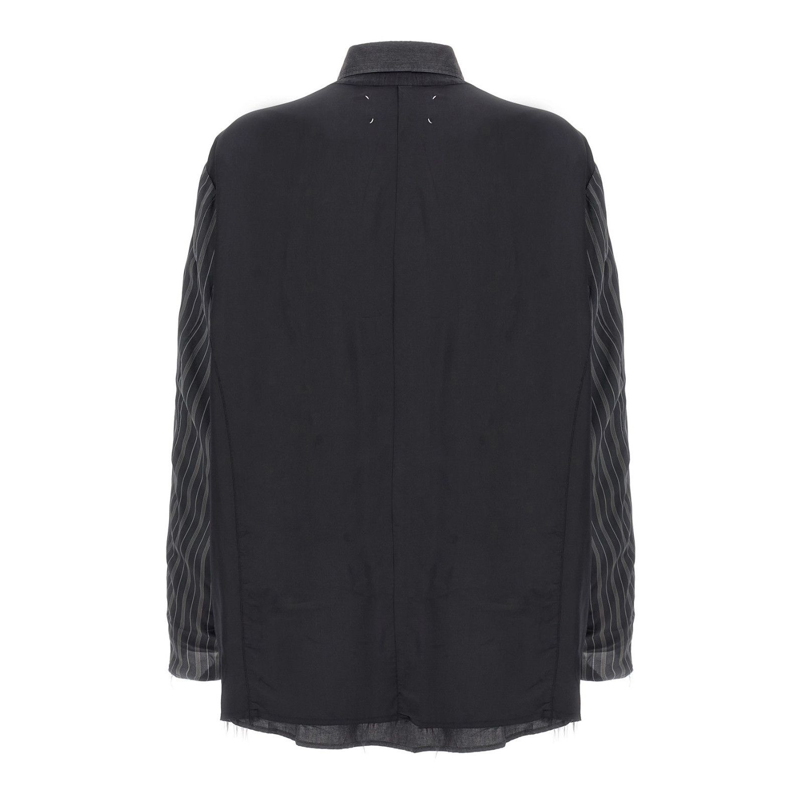 Maison Margiela MAISON MARGIELA Patchwork Gray Wool Reversible Jacket New & Size US M / EU 48-50 / 2 - 2 Thumbnail