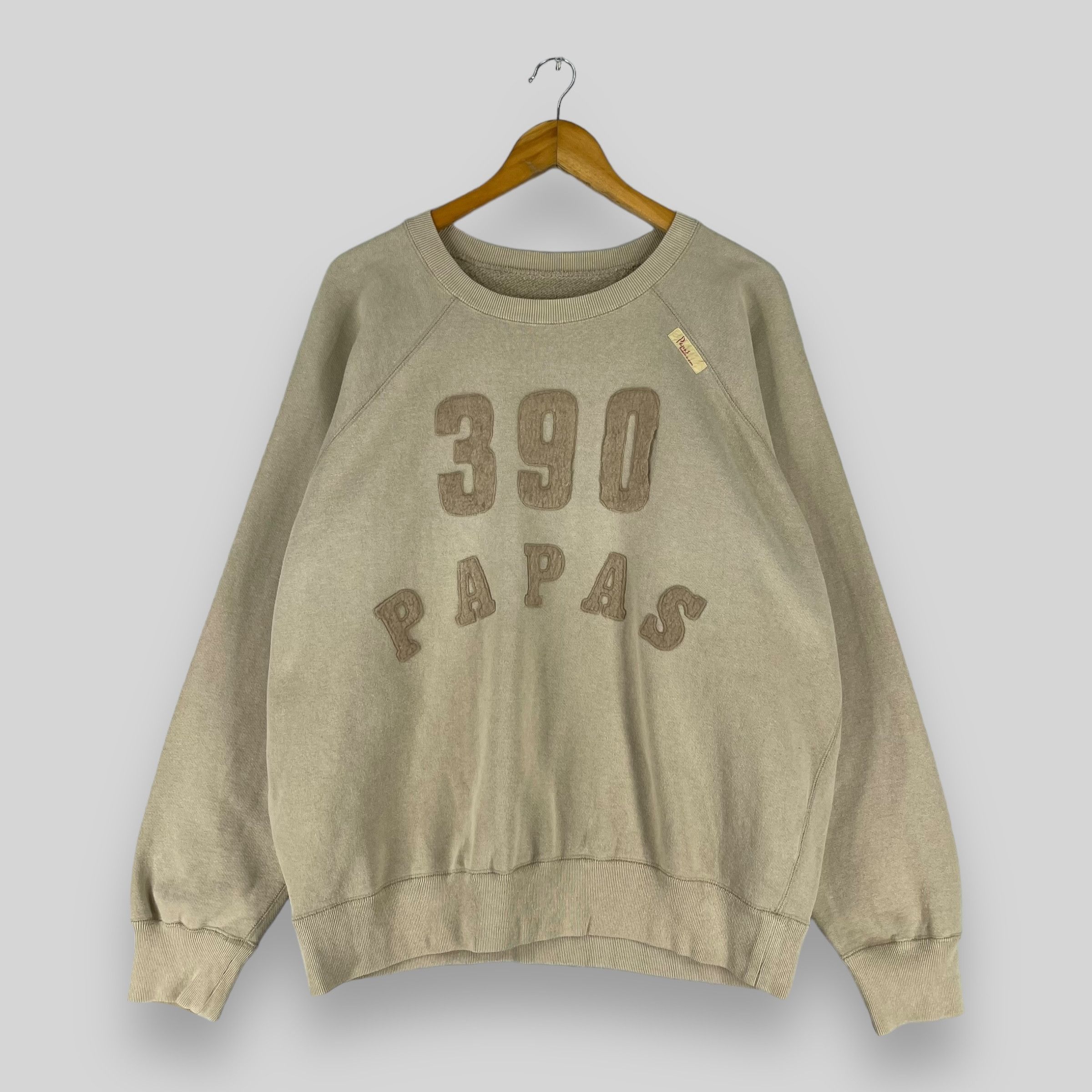 Designer × Japanese Brand × Vintage Vintage PAPAS Maniere De Heming Spellout Sweatshirt Size US L / EU 52-54 / 3 - 1 Thumbnail