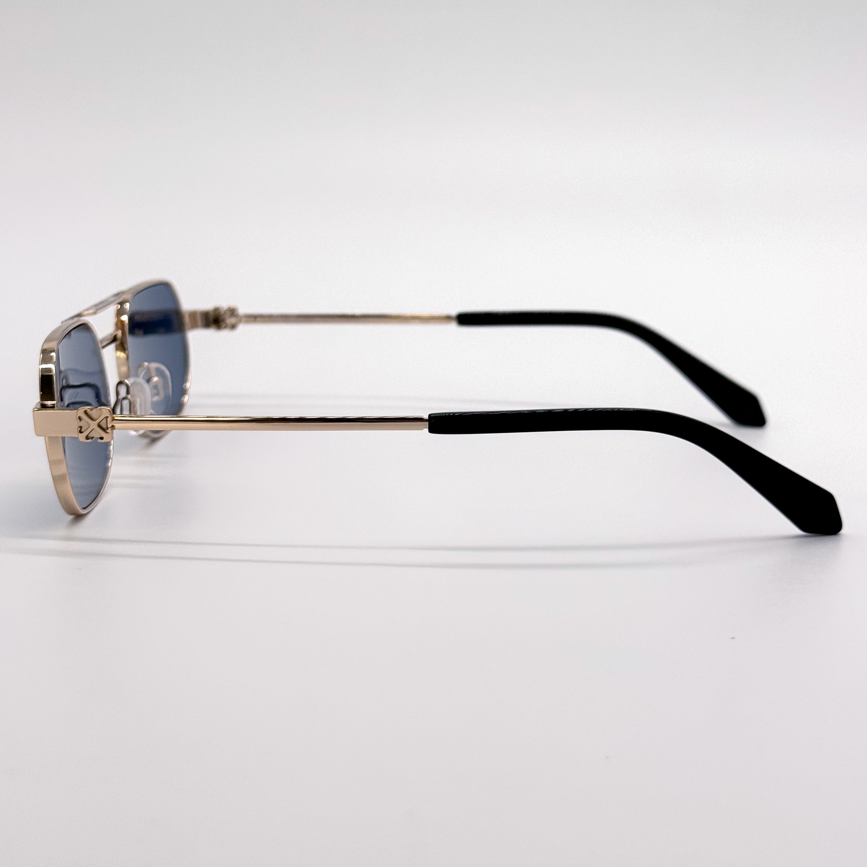 Off-White NEW OFF-WHITE OERI123 VAIDEN 7645 SUNGLASSES WOMEN OVAL GOLD Size ONE SIZE - 6 Thumbnail