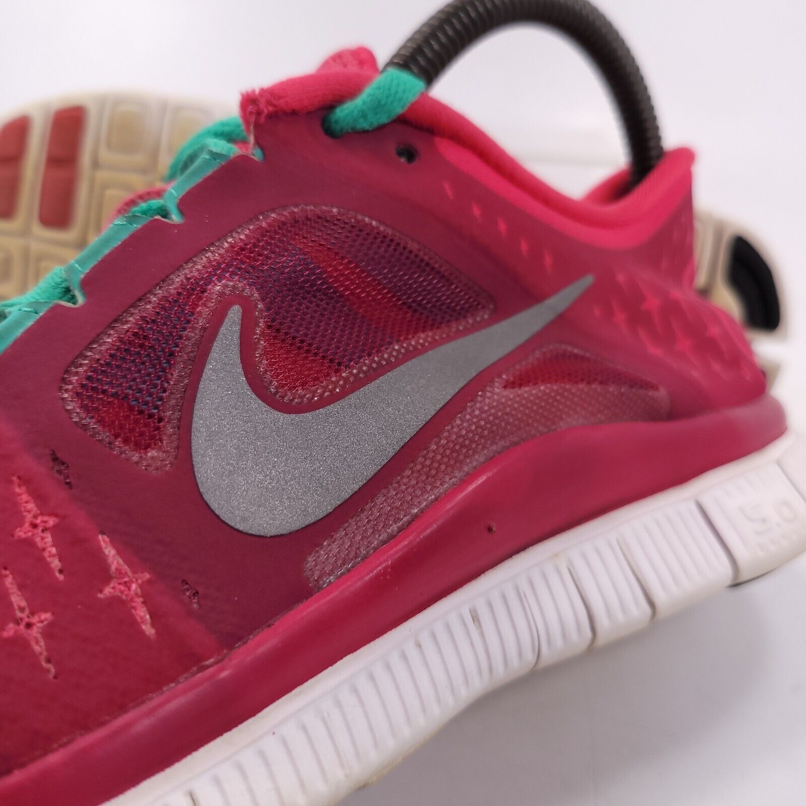 Nike Nike Free Run 3 Shoe Womens Size 6.5 510643-644 Pink Blue Size US 6.5 / IT 36.5 - 8 Thumbnail