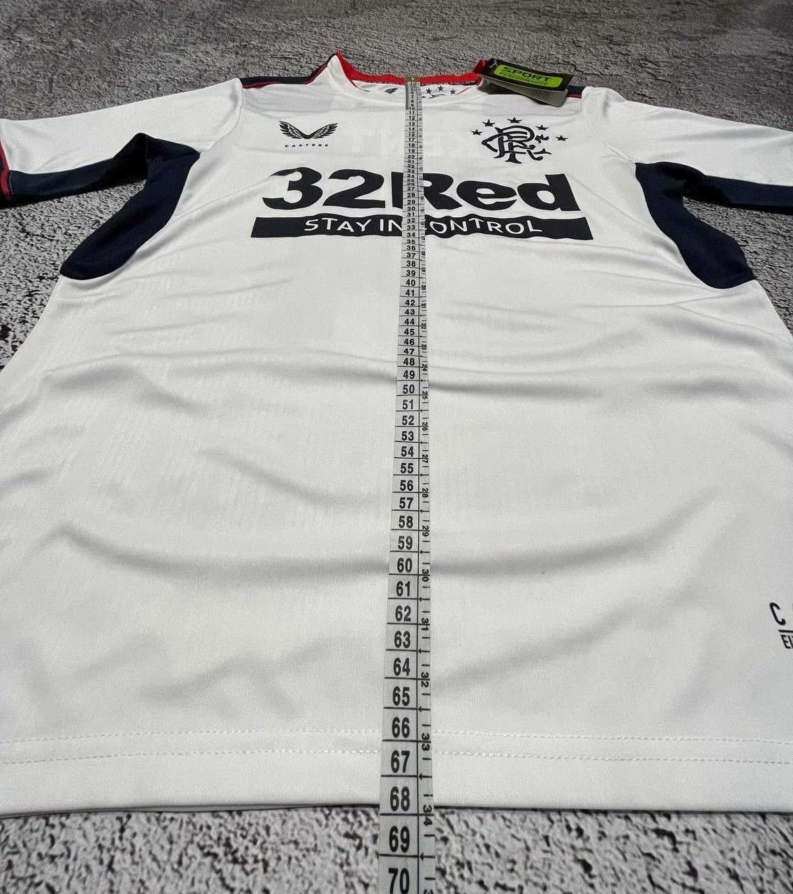 Castore Glasgow Rangers 2020-2021 Away Football Shirt Soccer Jersey Size US S / EU 44-46 / 1 - 14 Thumbnail