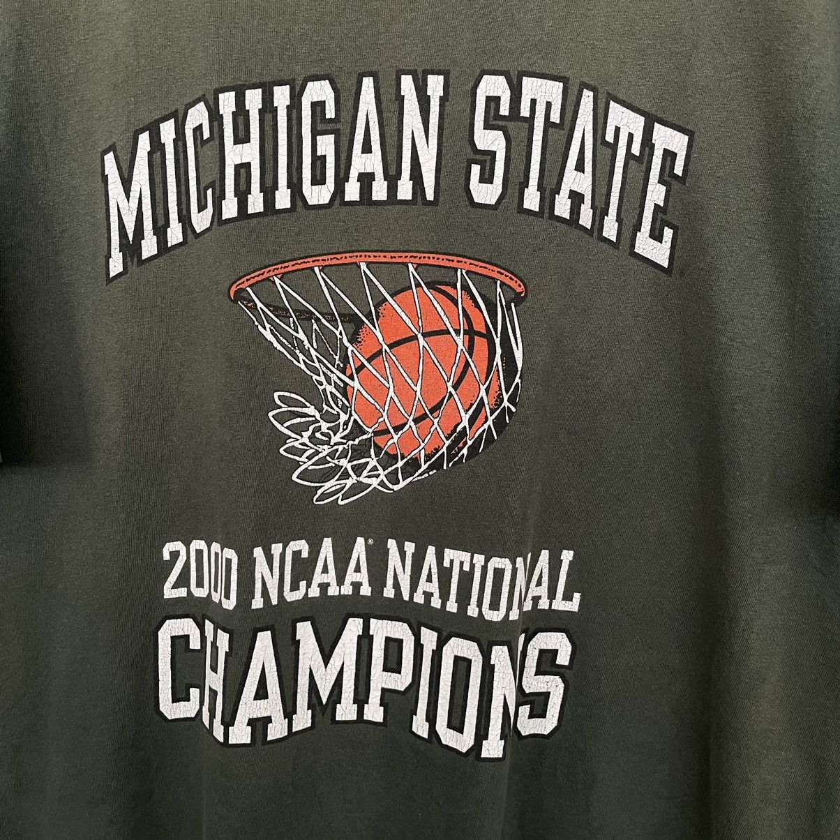 NCAA × Vintage 2000 Michigan State University NCAA National Champions Tee Size US L / EU 52-54 / 3 - 2 Thumbnail