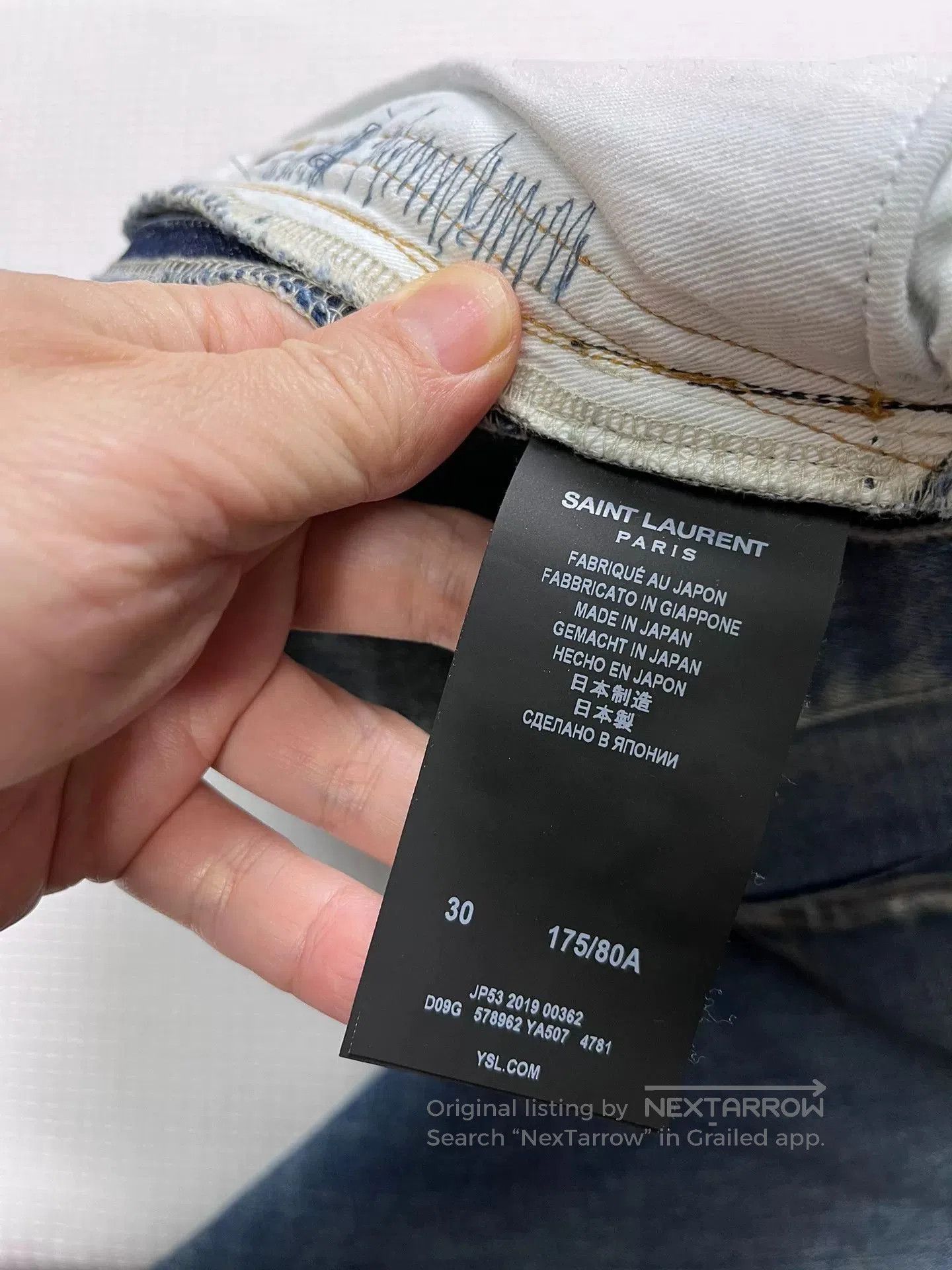 Saint Laurent Paris Saint Laurent Jeans Size 30. Size US 30 / EU 46 - 8 Thumbnail