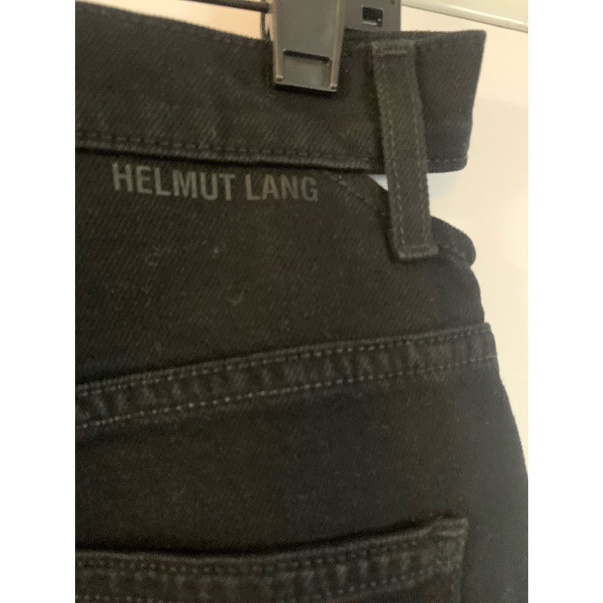 Helmut Lang HELMUT LANG BLACK CUT OUT STRAIGHT JEANS Size US 31 - 2 Thumbnail