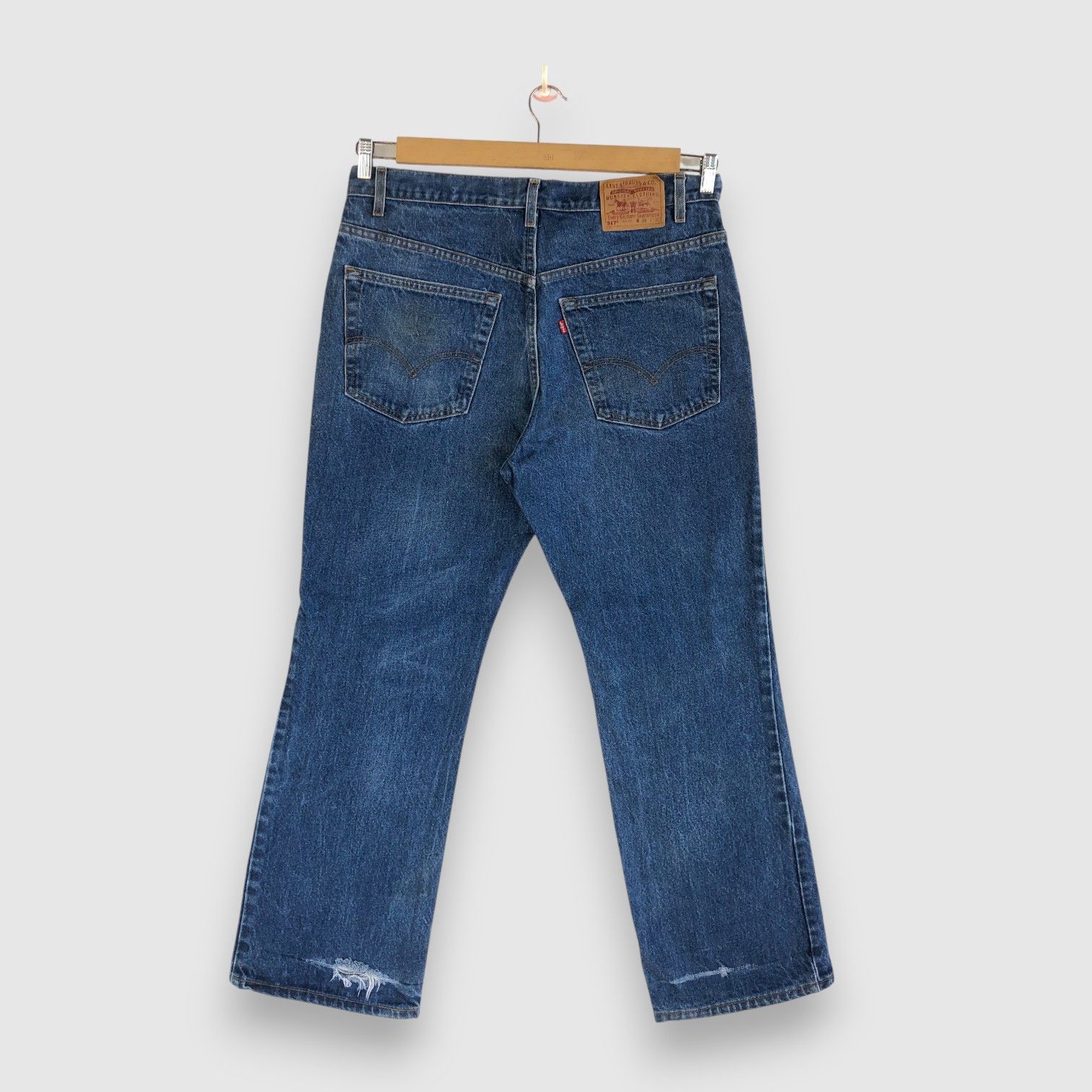 Levi's Vintage Levis Jeans Wide Leg Levis 517 Denim Flare Pants Size US 34 / EU 50 - 2 Thumbnail