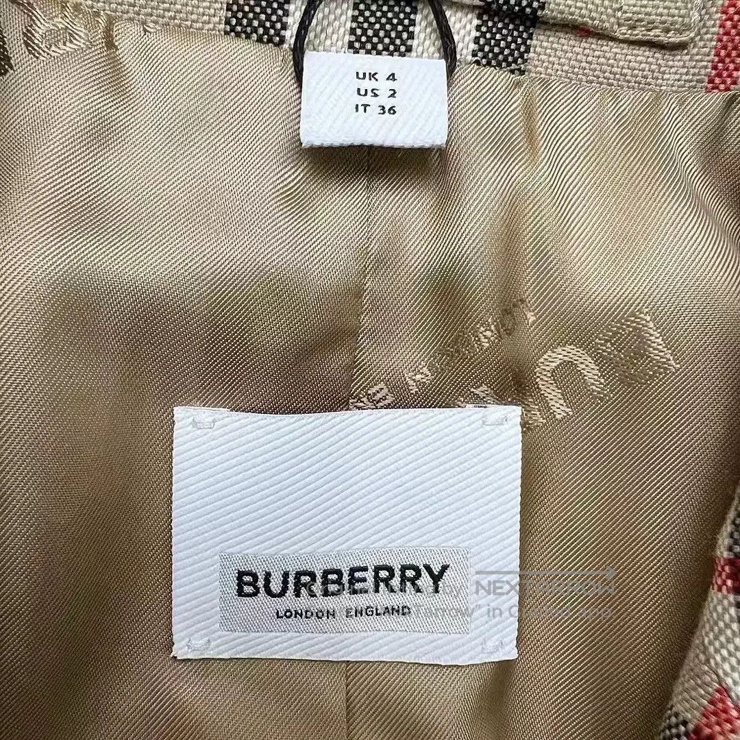Burberry burberry khaki checked wool blazer. Size XS / US 0-2 / IT 36-38 - 3 Thumbnail
