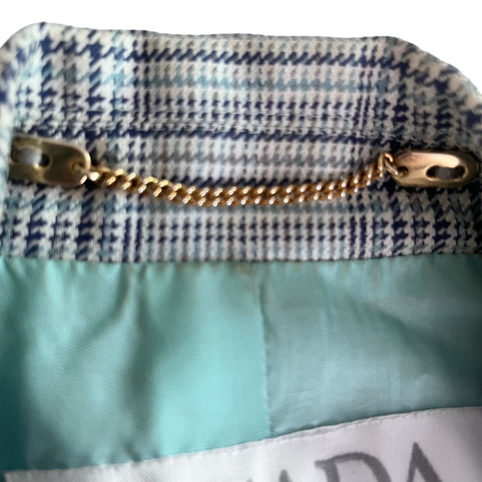 Escada Vintage Escada Margaretha Ley plaid double breasted blazer Size M / US 6-8 / IT 42-44 - 7 Thumbnail