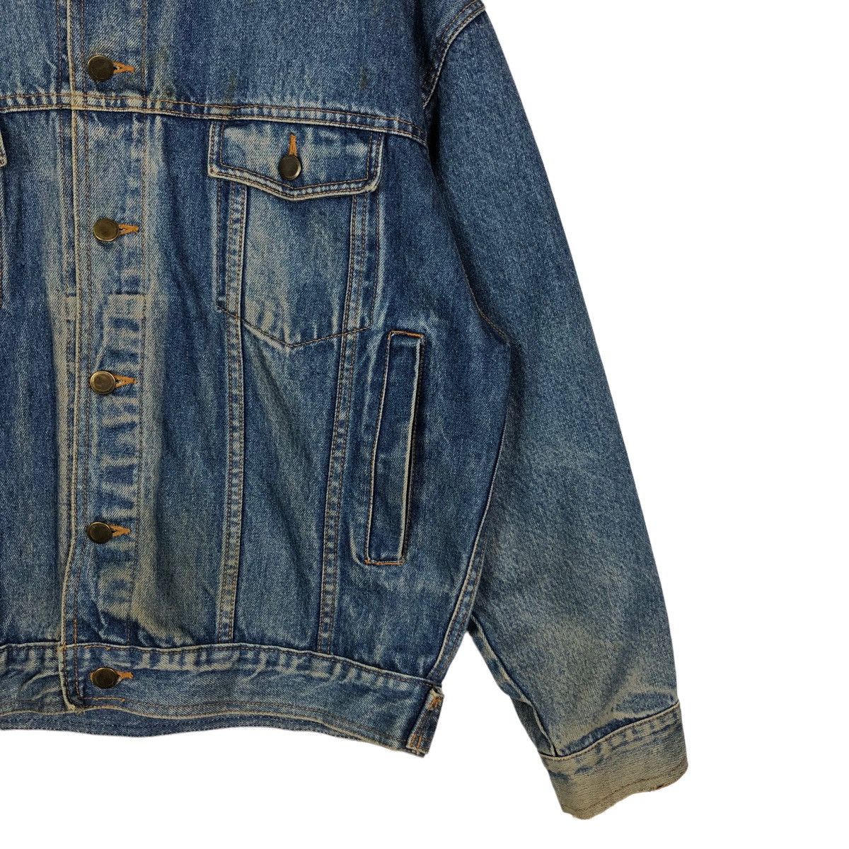 Japanese Brand 🔥90’s Vintage Denim Trucker Jacket Inspire Issey Miyake Size US M / EU 48-50 / 2 - 4 Thumbnail