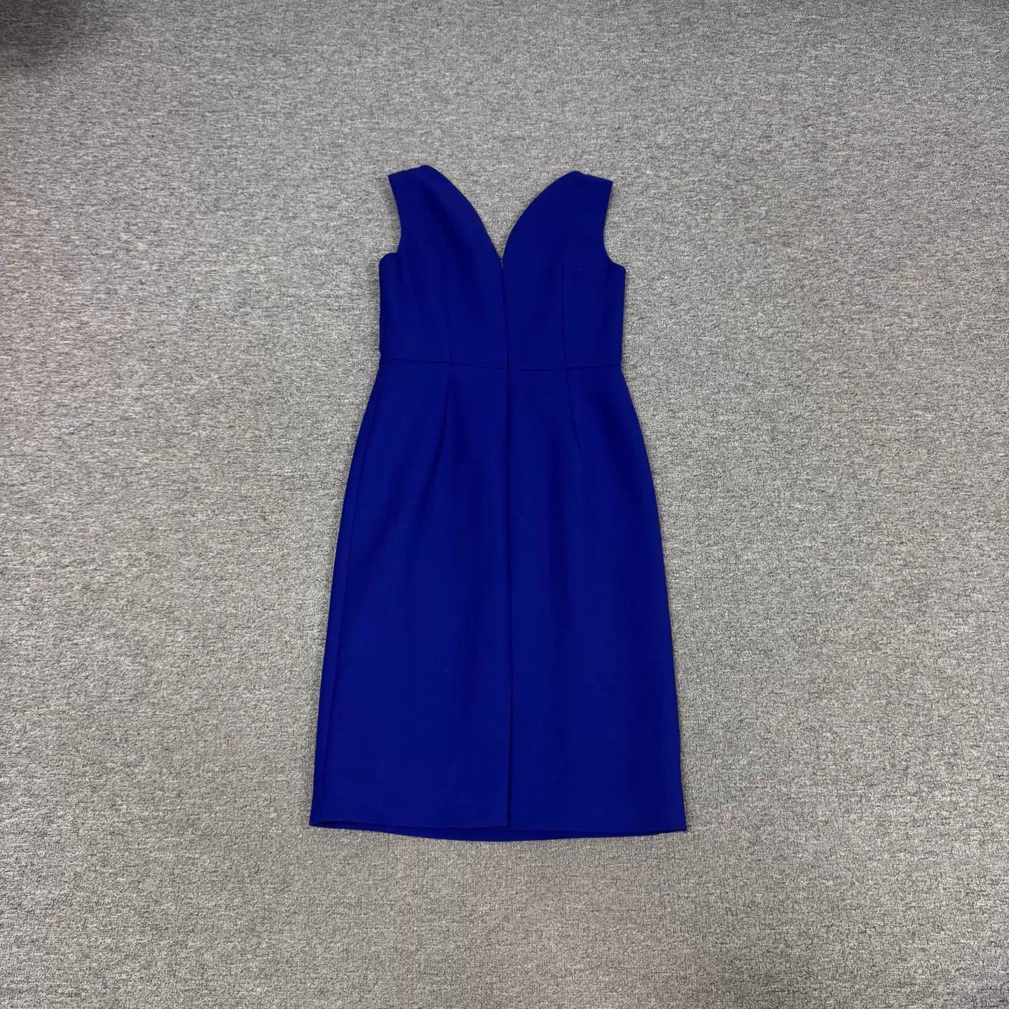 Dior Dior Cobalt Sleeveless Deep V-neck Bodycon Dress 40 Size M / US 6-8 / IT 42-44 - 3 Thumbnail