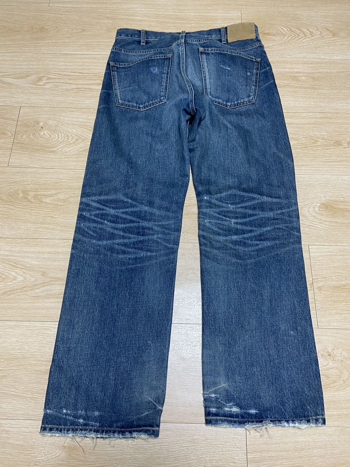 Celine × Hedi Slimane 29 Celine midnight sapphire Wesley denim pants jeans Size US 29 - 5 Thumbnail