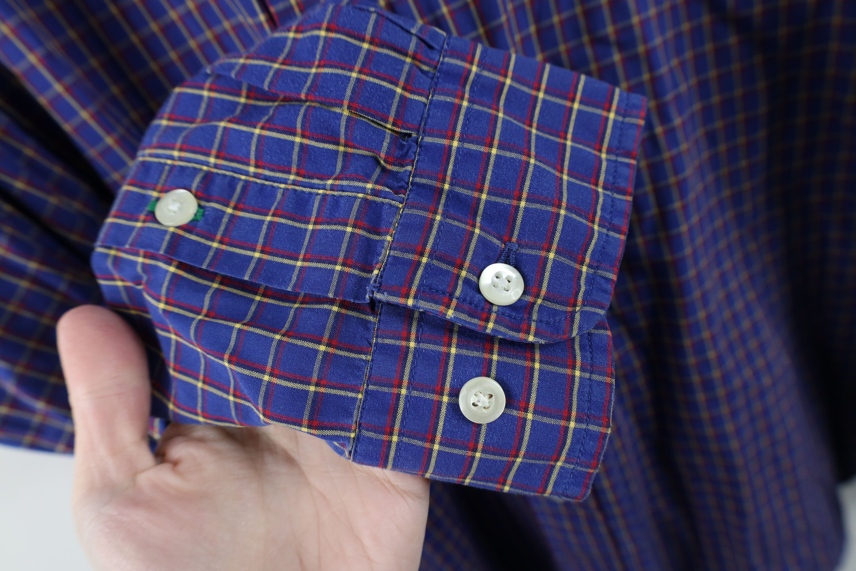 Tommy Hilfiger Vintage 90s Tommy Hilfiger Button Shirt Plaid Cotton Size US L / EU 52-54 / 3 - 6 Thumbnail