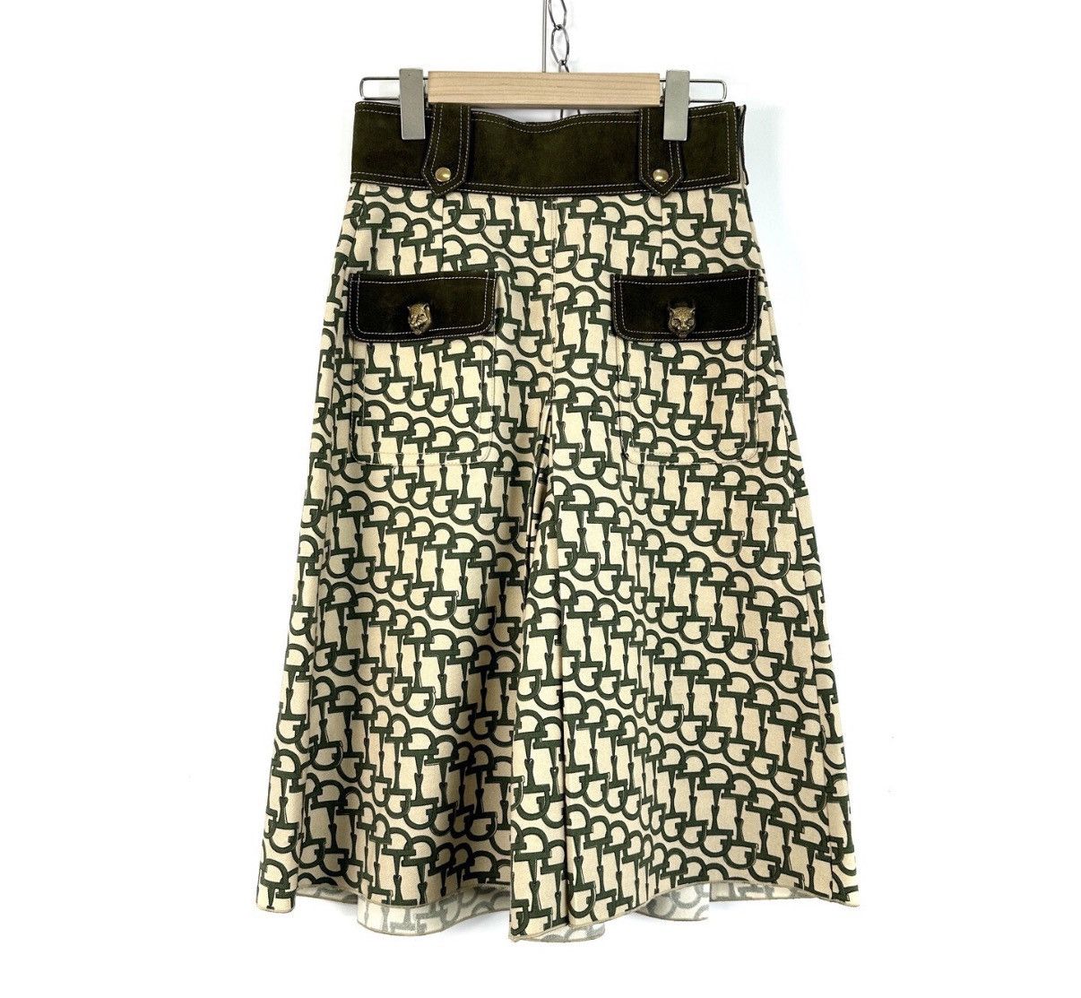 Gucci Gucci Horsebit Skirt Pants K12 Size 26" / US 2 / IT 38 - 1 Thumbnail