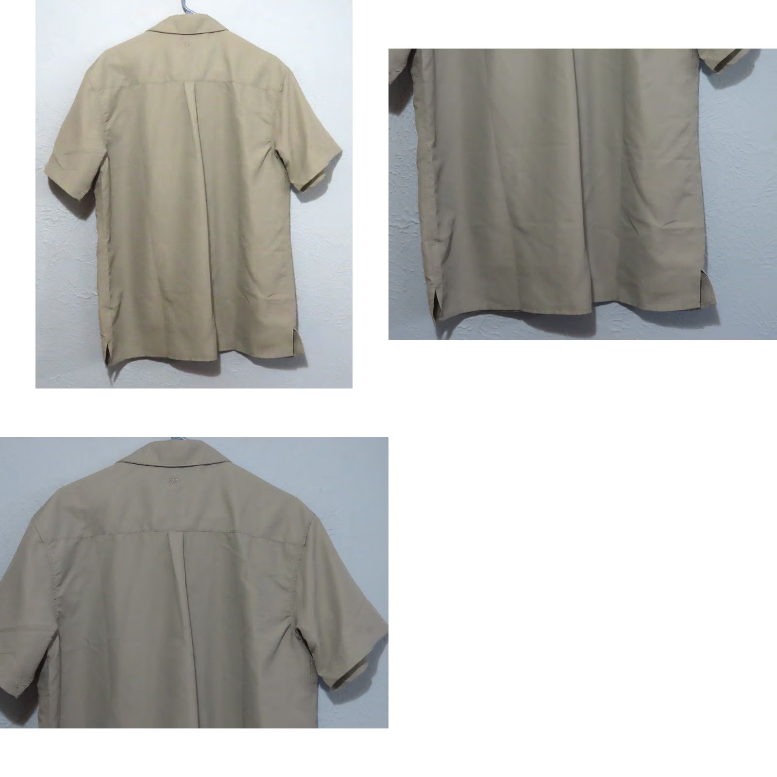 Skin VINTAGEUV Skinz UPF 50+ Men's Large Button Up Sunwear Short Sleeve Shirt NWT Size US L / EU 52-54 / 3 - 8 Thumbnail