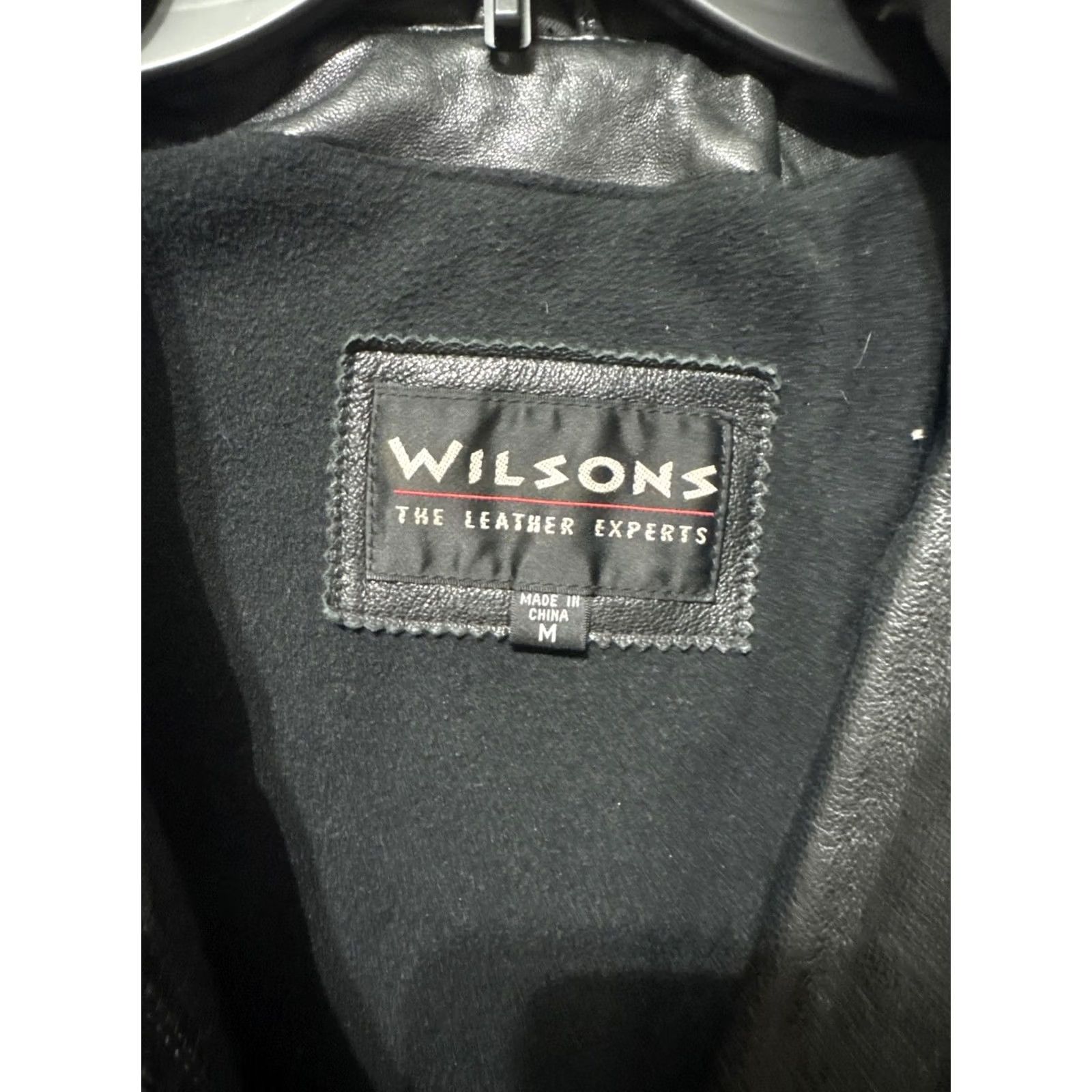Vintage Wilsons Black Leather Jacket Mid Length M Size US M / EU 48-50 / 2 - 2 Thumbnail