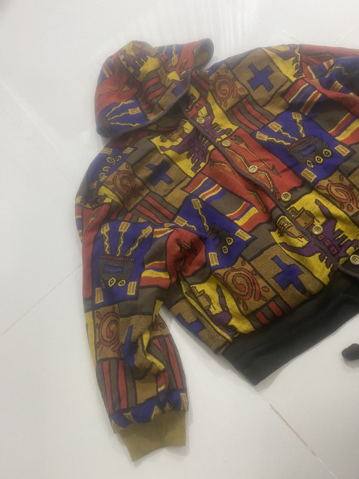 If Six Was Nine VINTAGE REVERSIBLE POP ART HOODIE Size US L / EU 52-54 / 3 - 4 Thumbnail