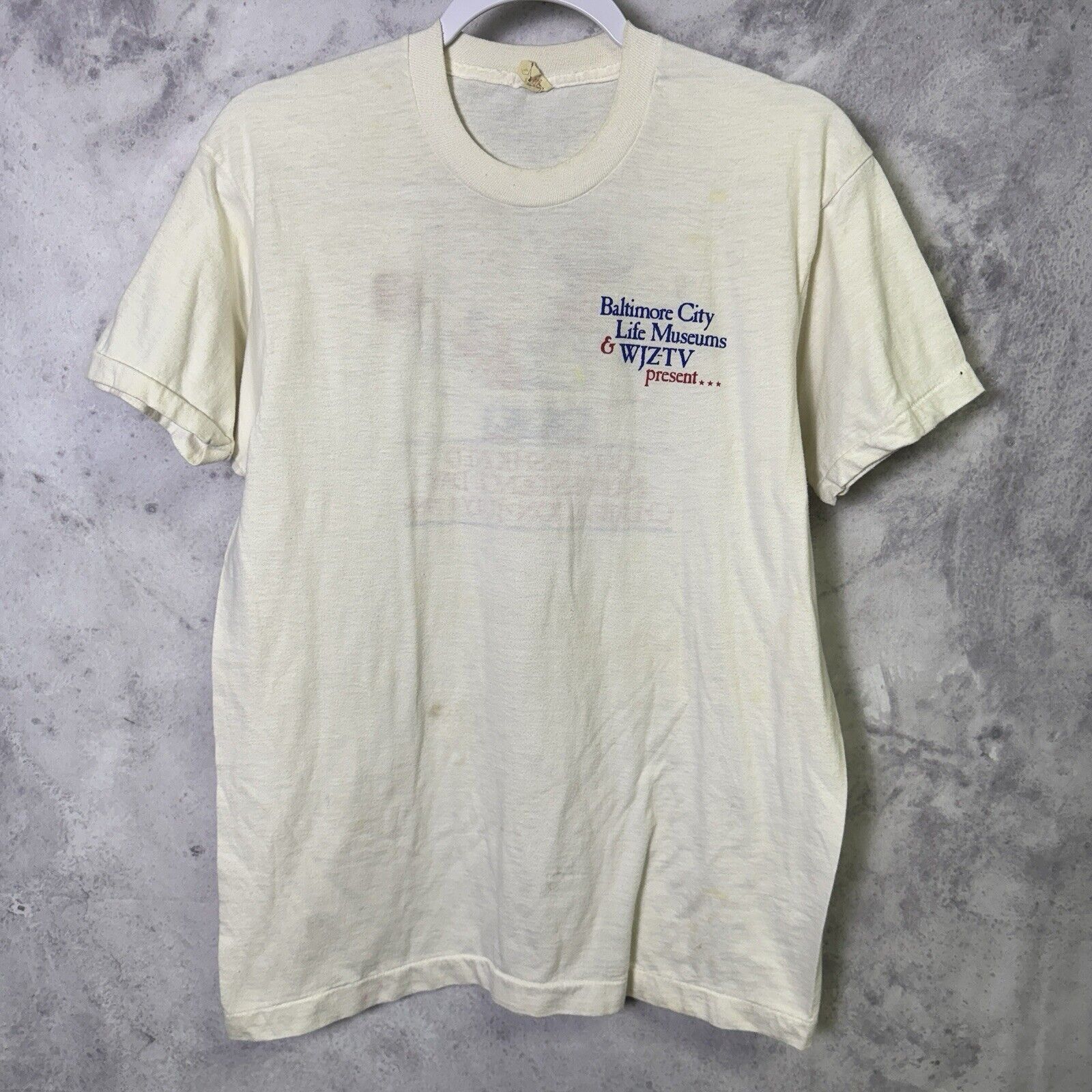 Vintage Vintage 80s Independent Day Celebration T Shirt Mens Large W Size US L / EU 52-54 / 3 - 3 Thumbnail