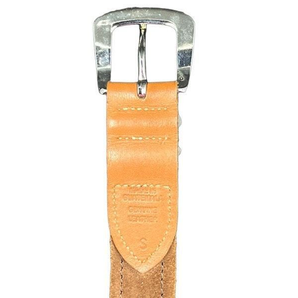 Vintage Vintage leather striped tapestry silver buckle Guatemalan be Size ONE SIZE - 3 Thumbnail