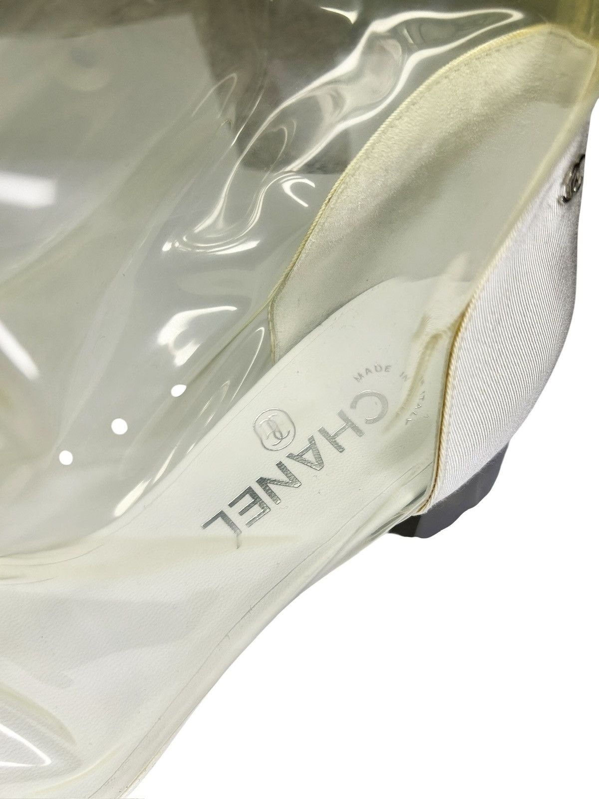 Chanel S/S 18 Transparent Boots Size US 8 / IT 38 - 11 Thumbnail