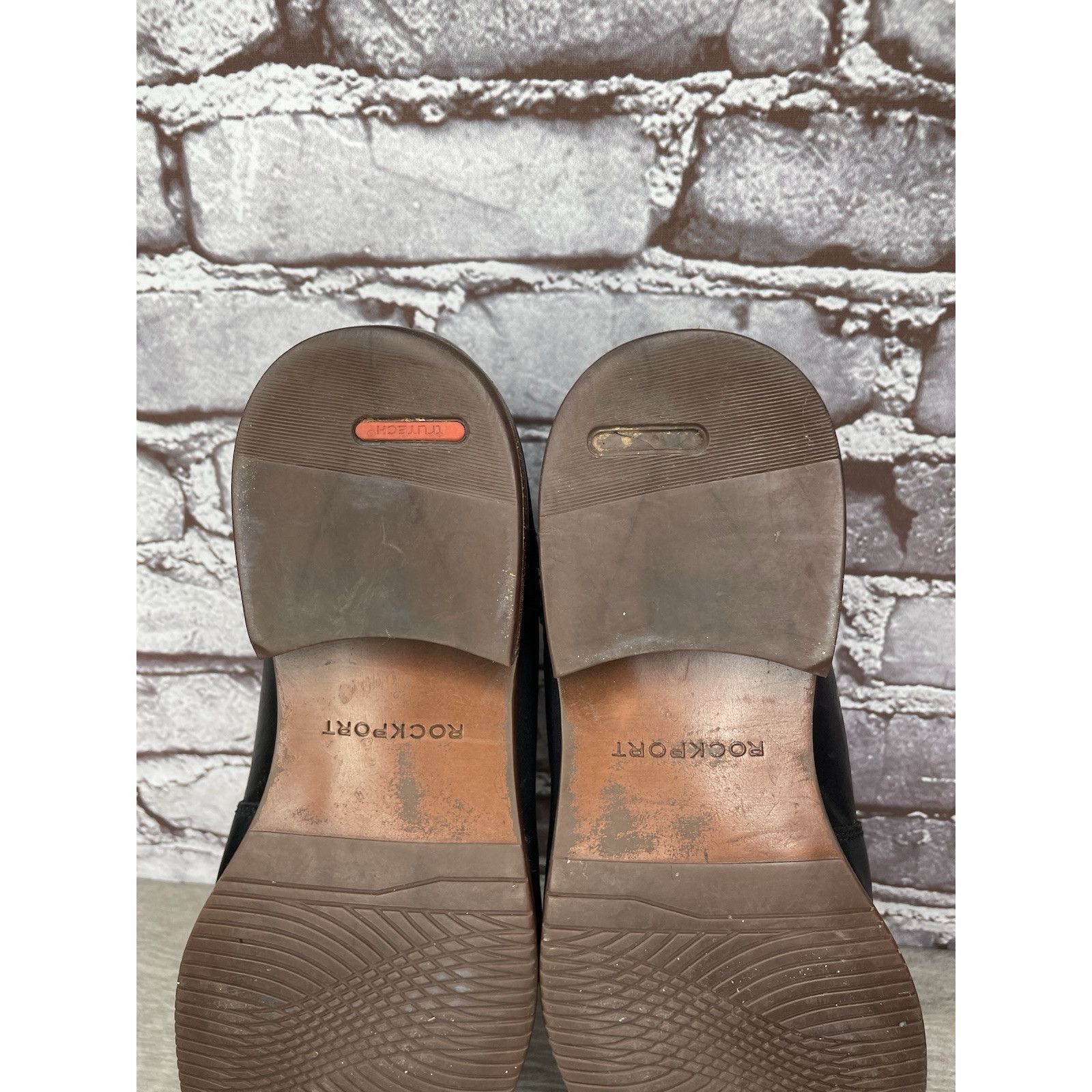 Rockport Rockport Trutech Black Leather Oxfords Brown Casual Shoes Me Size US 10 / EU 43 - 10 Thumbnail