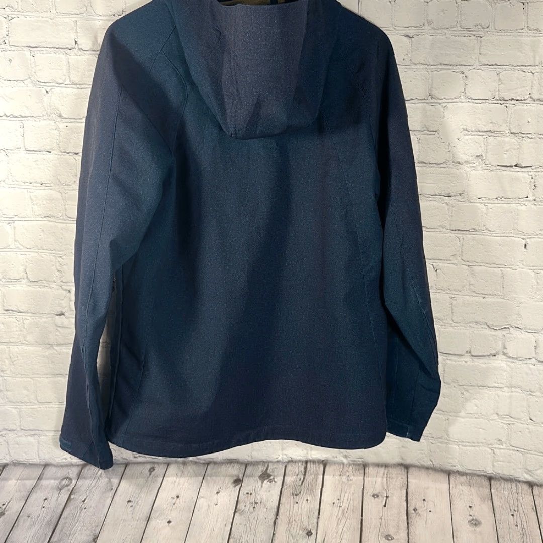 Vintage VINTAGE REI McCone Soft-Shell Jacket Men M Water Repellent Green Purple Full Zip Hood Pockets 27" Length Size US M / EU 48-50 / 2 - 7 Thumbnail