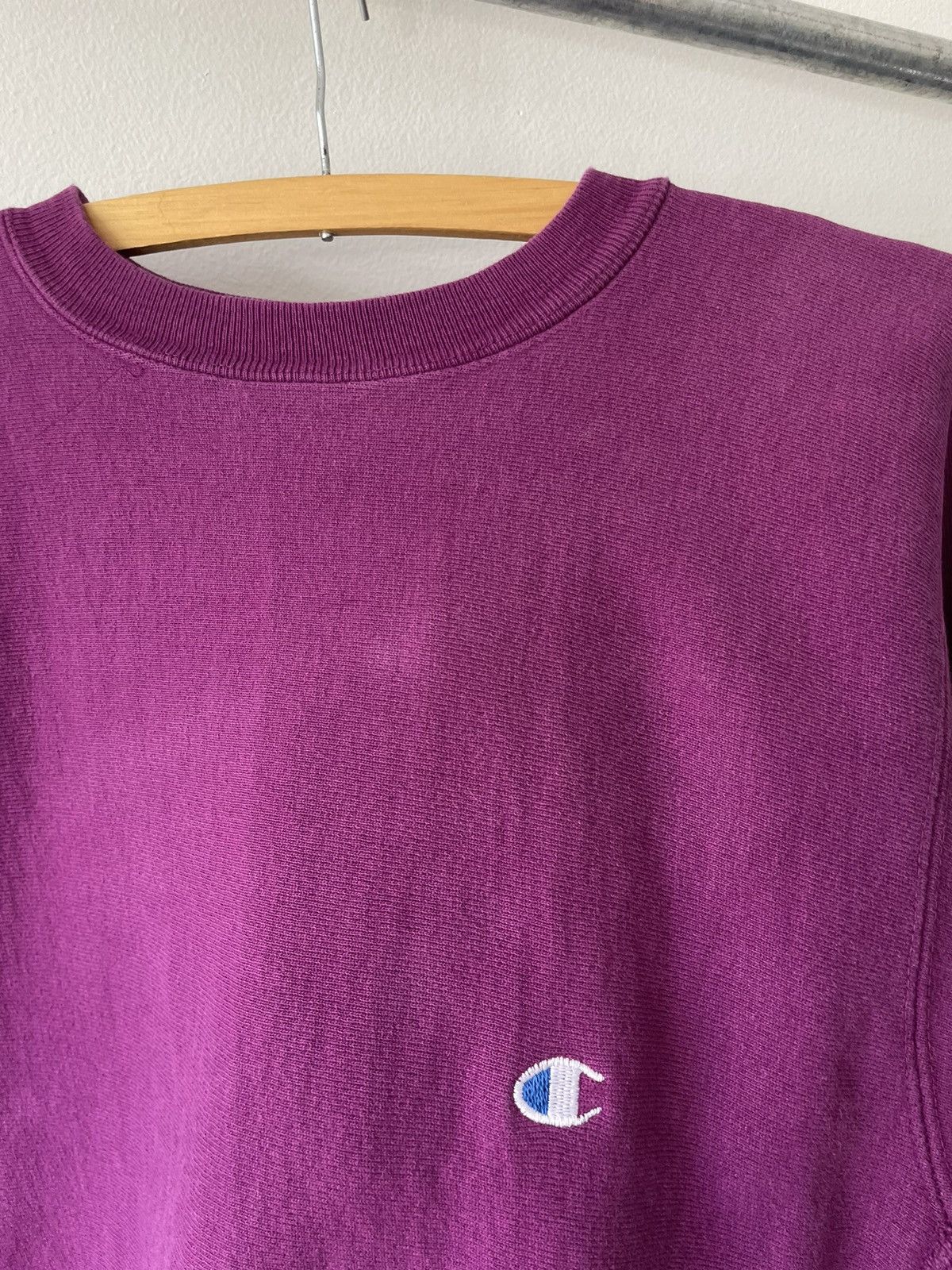 Champion Vintage 90s Purple Champion Reverse Weave Sweatshirt Size US M / EU 48-50 / 2 - 8 Thumbnail