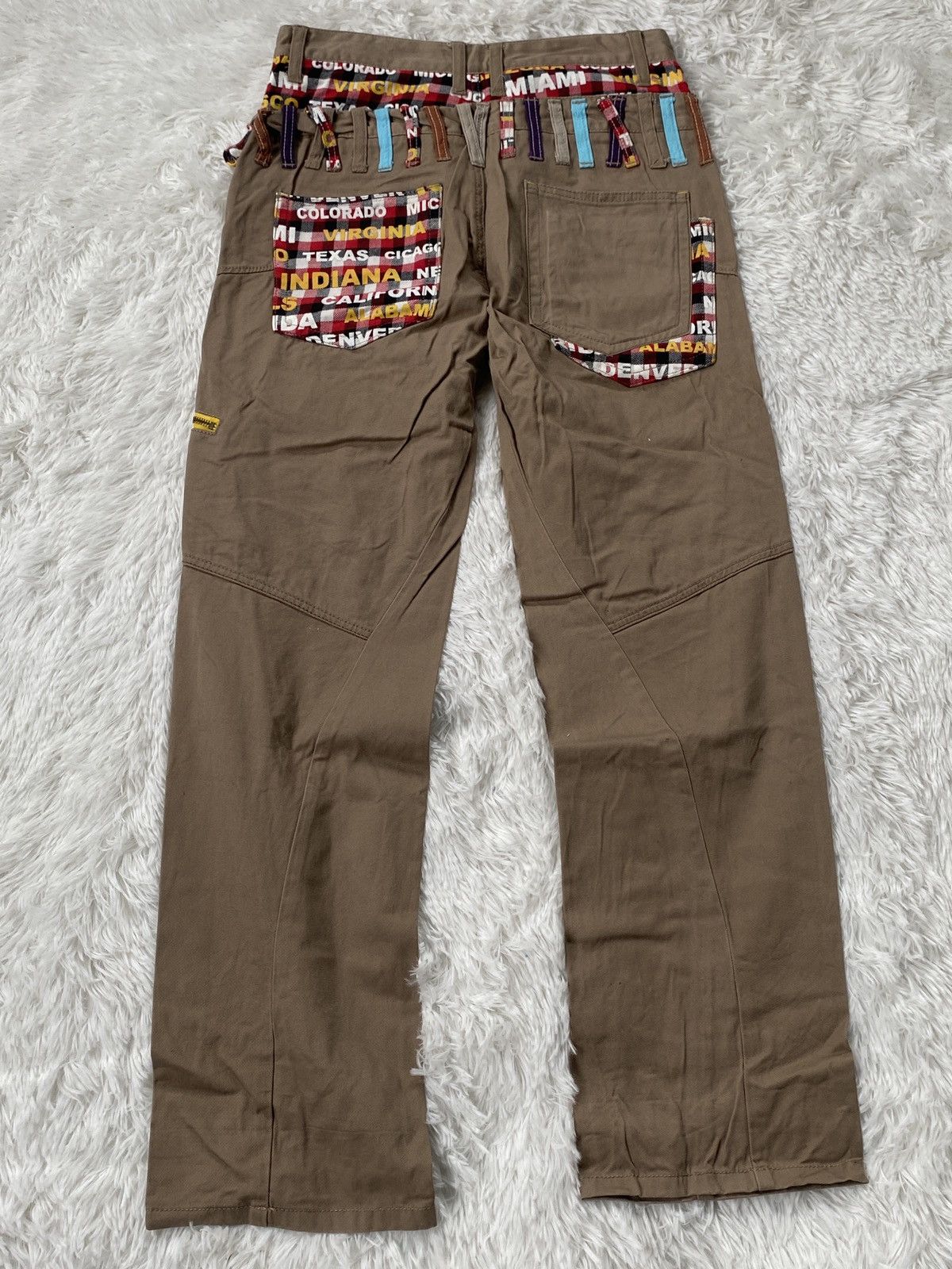 Japanese Brand RARE🔥NYLUS Double Waist ARTFULL Cargo Pants Size US 31 - 8 Thumbnail