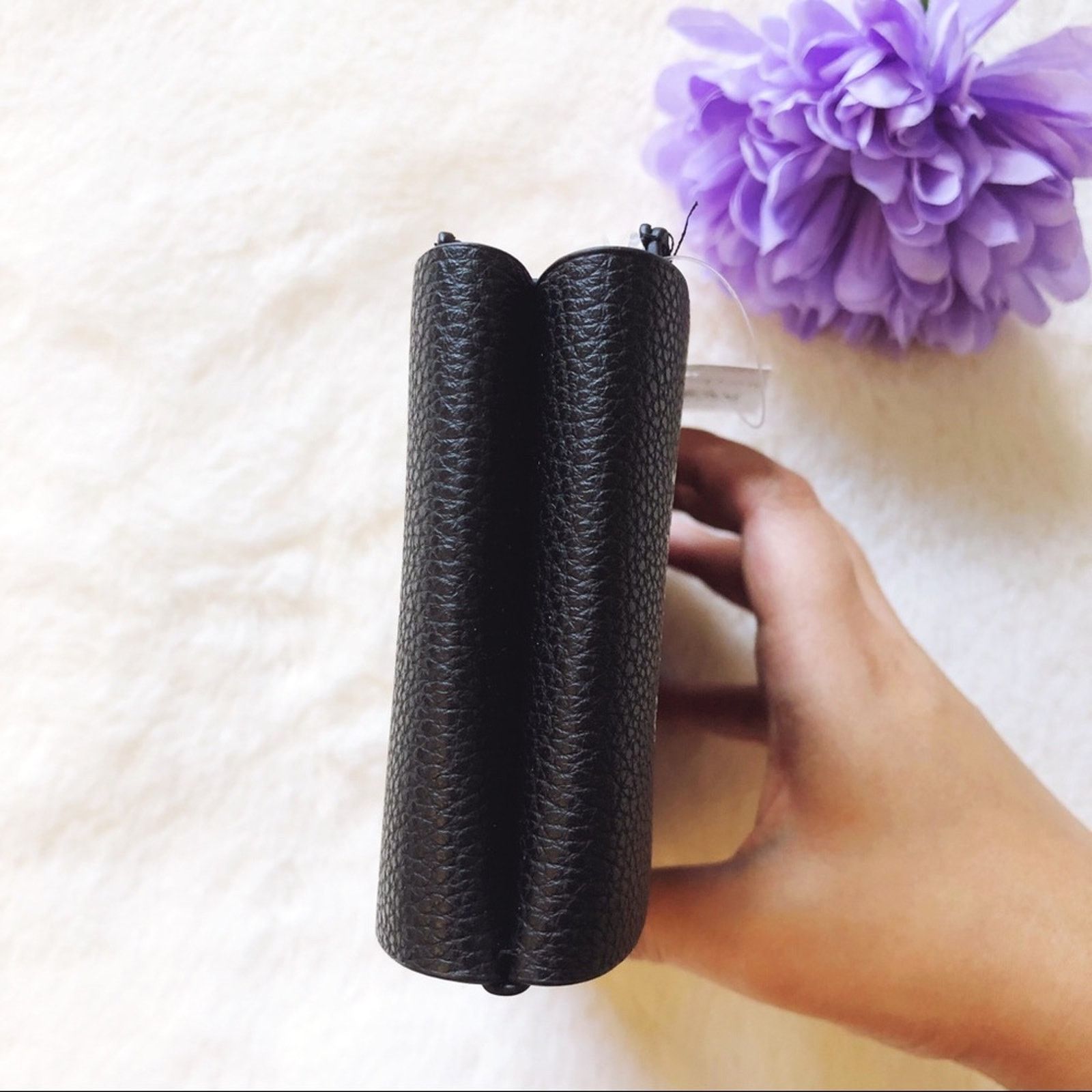 Ann Taylor Ann Taylor Black Dual-Compartment Glasses Case Size ONE SIZE - 4 Thumbnail