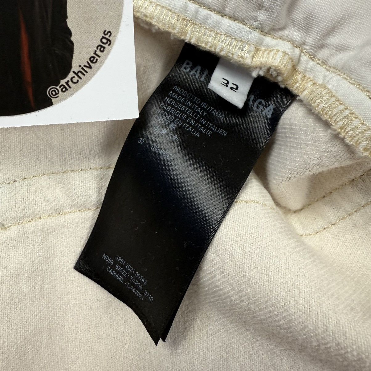 Balenciaga Balenciaga Multi Pocket Wide Leg Cargo Denim Jeans Size US 32 / EU 48 - 8 Thumbnail
