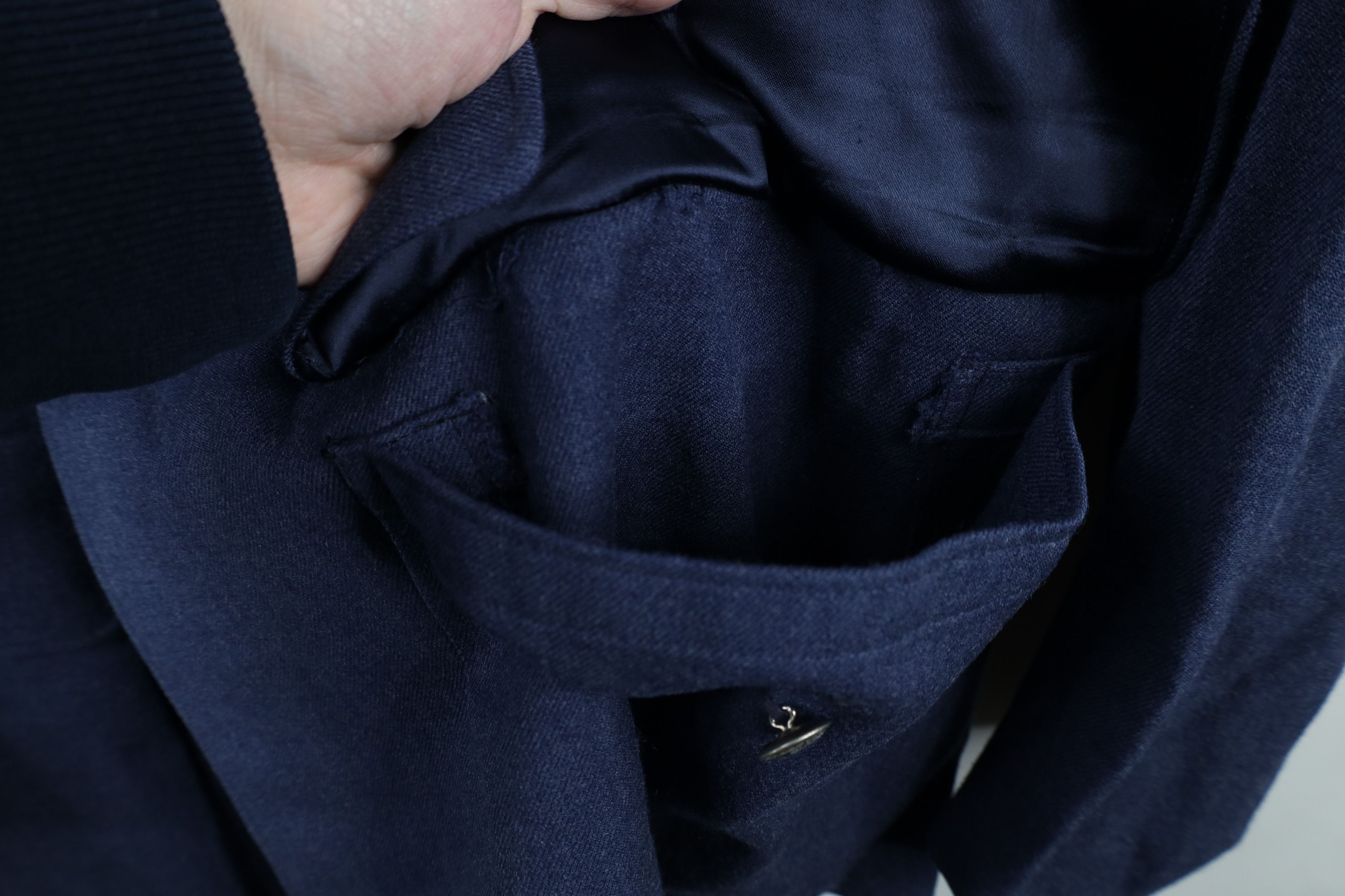 Vintage Vintage 60s Vietnam War Blue 1084 Officer Jacket Coat USA Size US L / EU 52-54 / 3 - 9 Thumbnail