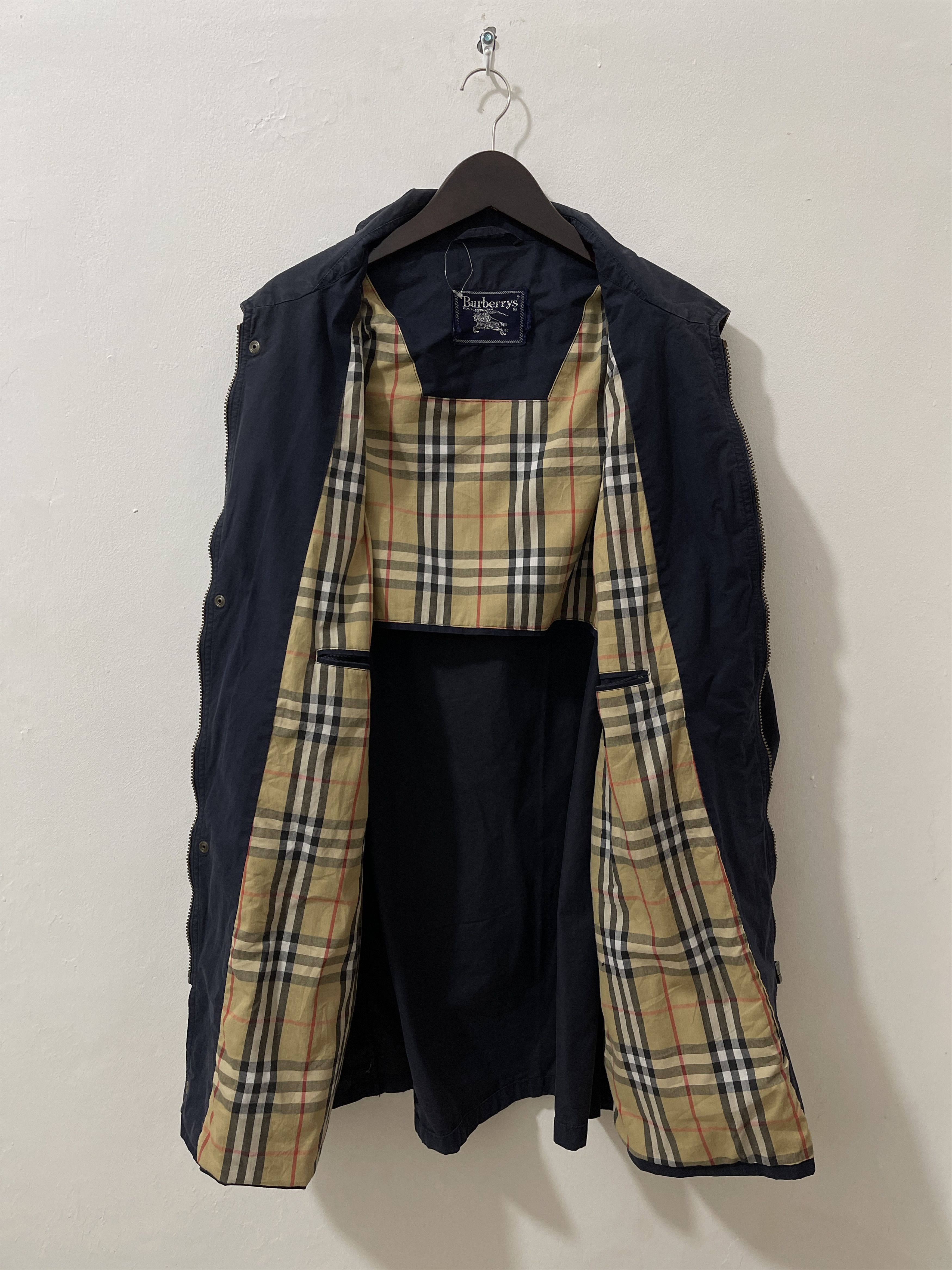 Burberry Vintage Burberry Walbusch Navy Jacket Size US XL / EU 56 / 4 - 6 Thumbnail