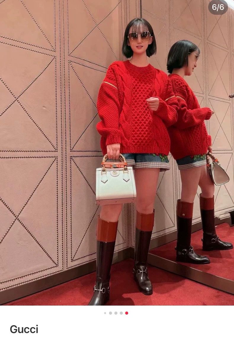 GucciRed sweater 2503-Nextarrow