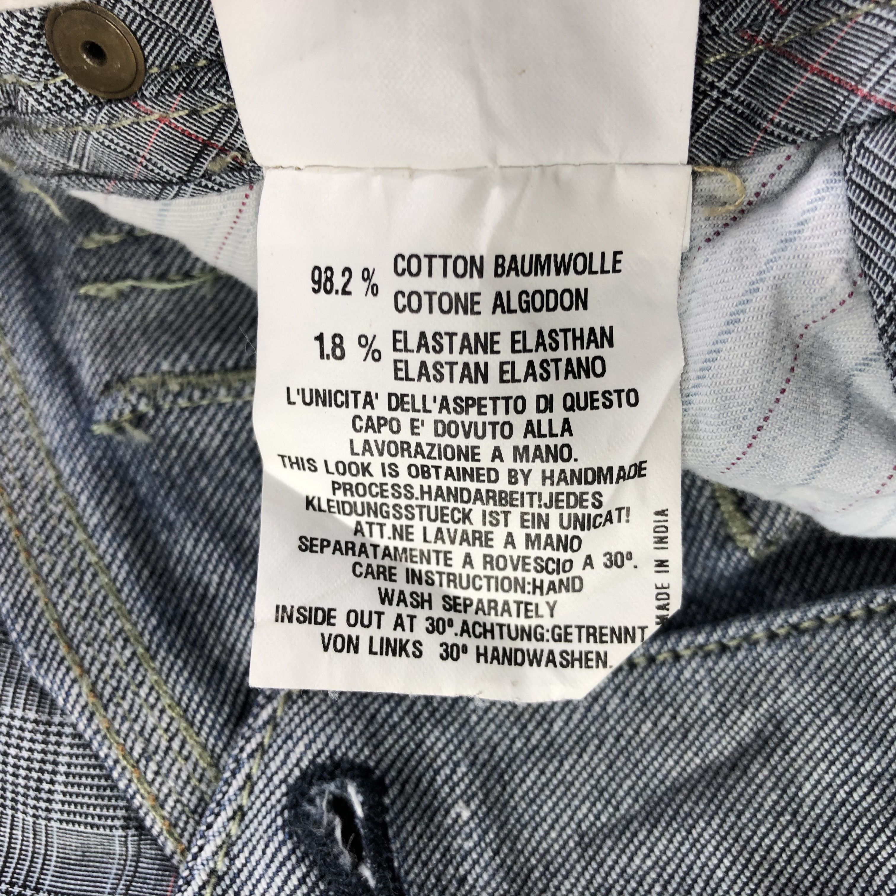 Japanese Brand Japanese Brand Jeans High Waist Cropped Denim KJ1528 Size 26" / US 2 / IT 38 - 11 Thumbnail