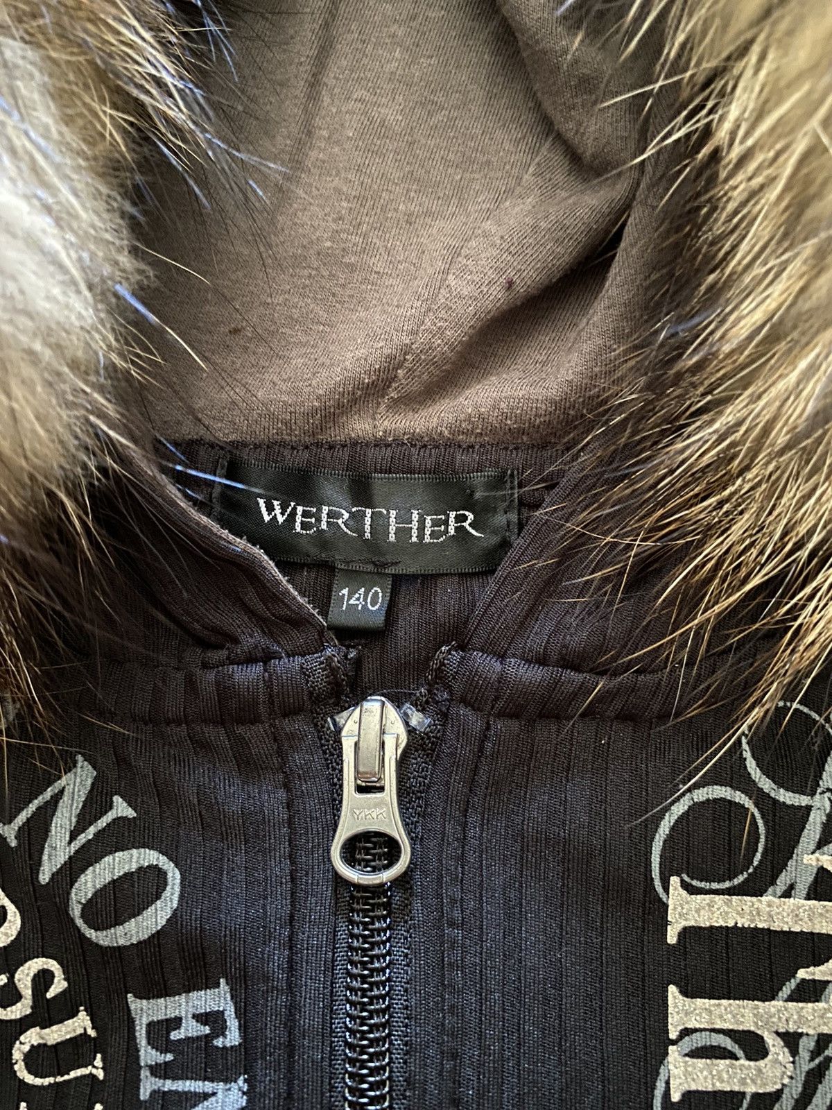 Hysteric Glamour × If Six Was Nine × Japanese Brand Vintage werther poem style fur zip hoodie Size US M / EU 48-50 / 2 - 6 Thumbnail