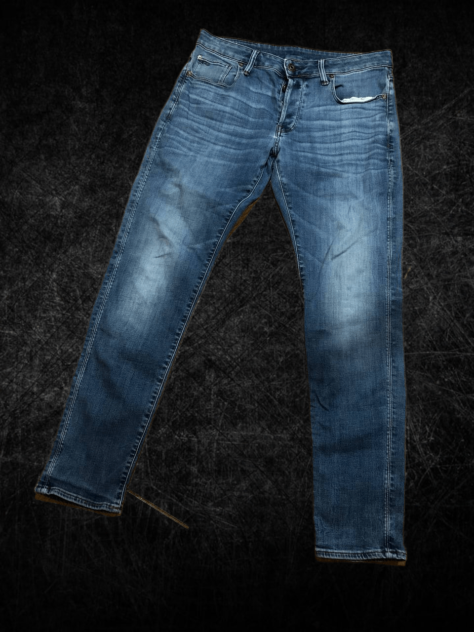 G-Star G-Star RAW 3301 Slim Jeans Denim Designer Straight Pants Size US 32 / EU 48 - 1 Thumbnail
