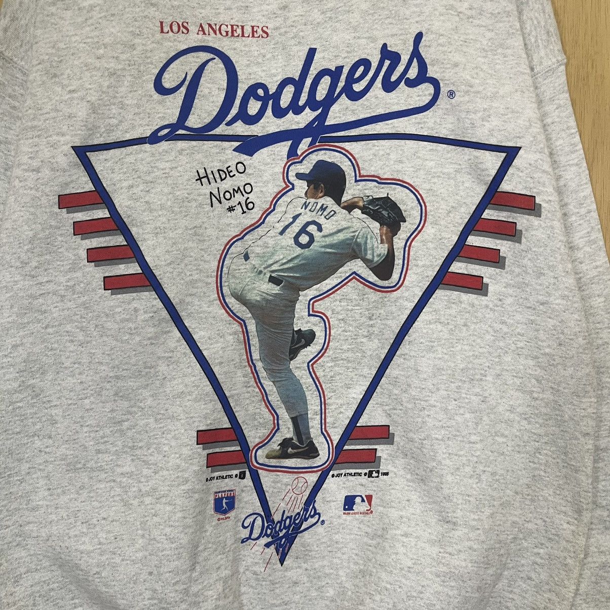 MLB Vintage 90’s MLB Dodgers Hideo Nomo Crewneck Sweatshirt Size US M / EU 48-50 / 2 - 5 Thumbnail