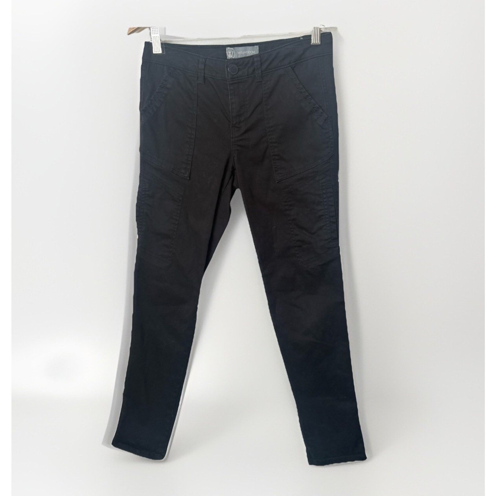 Other Wit & Wisdom Flex-ellent High Waist Cargo Pants Black Size 26" / US 2 / IT 38 - 1 Thumbnail