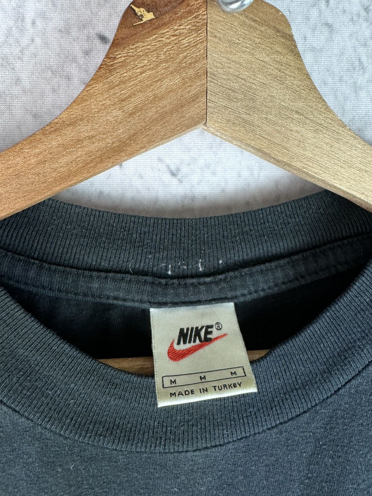 Nike × Vintage Vintage Nike Basic T-Shirt 90s Swoosh Logo Y2K Size US M / EU 48-50 / 2 - 3 Thumbnail