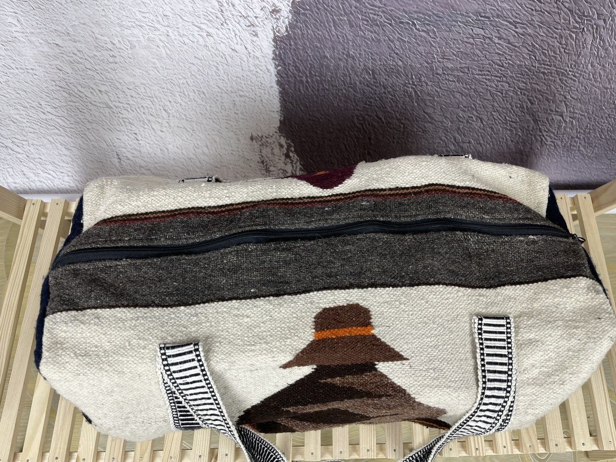 Vintage Vintage Indians style wool bag bird men in hat pattern Size ONE SIZE - 7 Thumbnail
