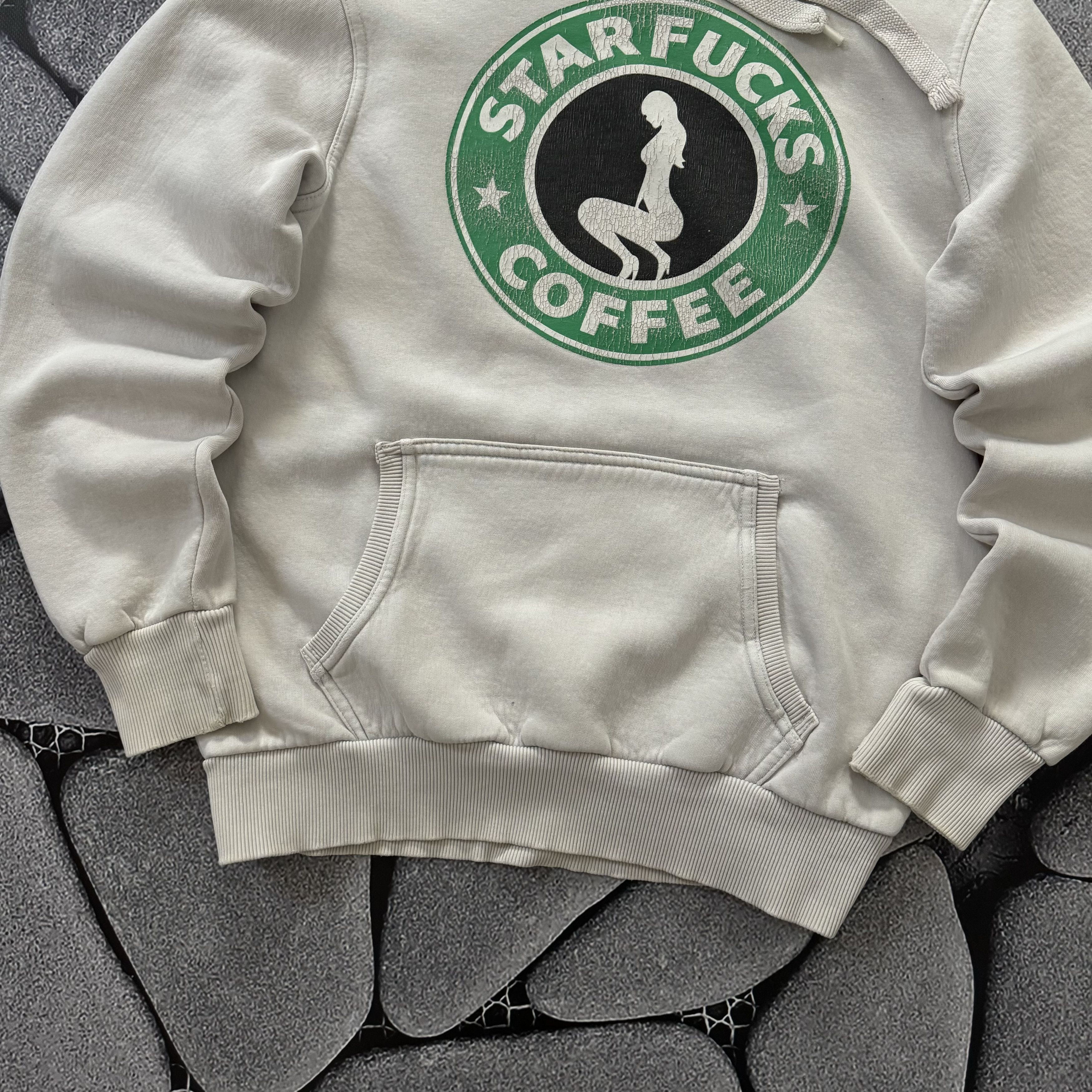 Hook-Ups × Vintage STAR FUCKS COFFE CRAZY PRINTED PORNSTAR STYLE HOODIE VINTAGE Size US M / EU 48-50 / 2 - 3 Thumbnail
