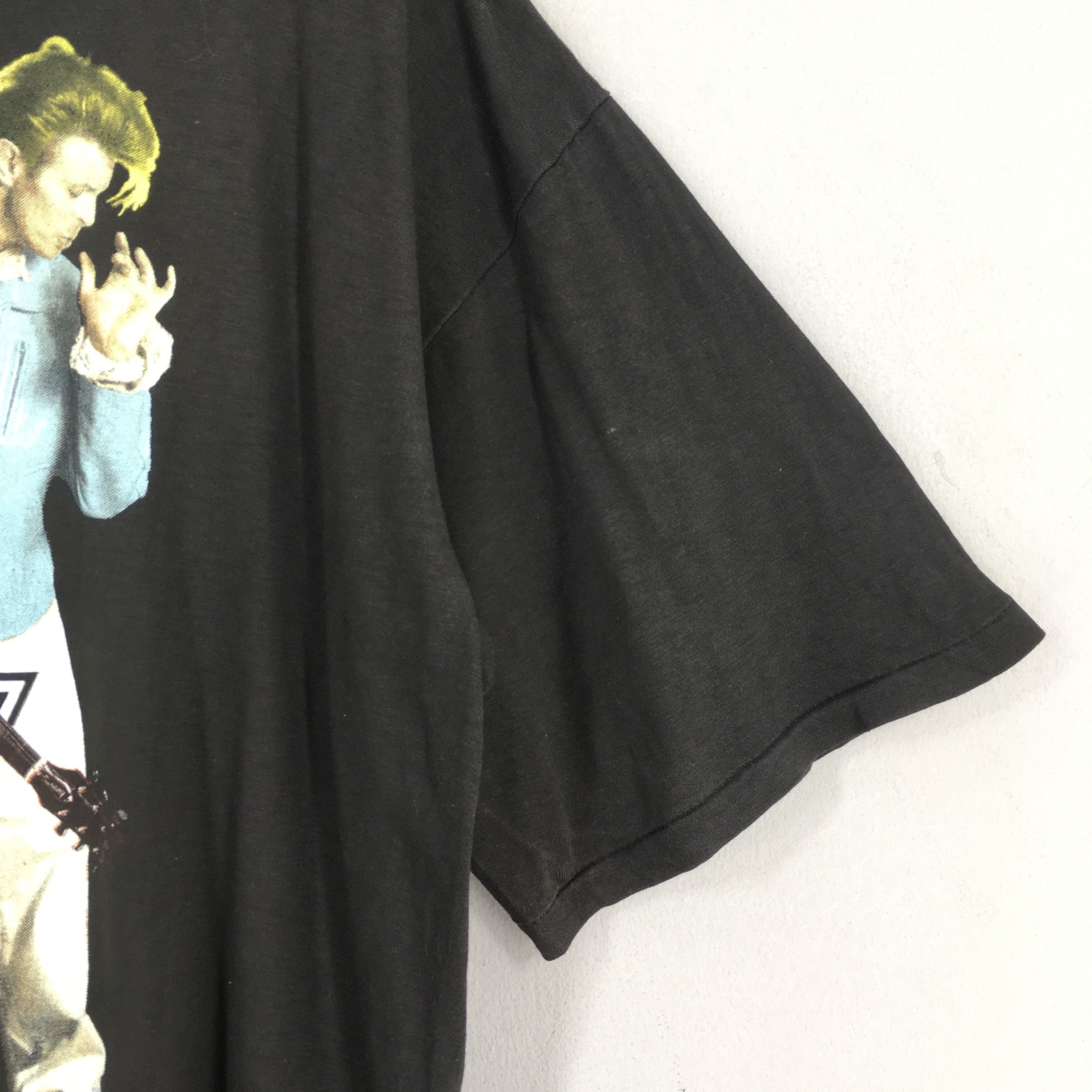 Band Tees × Vintage 90s David Bowie English Singer Sound Vision Tshirt XLarge Size US XL / EU 56 / 4 - 5 Thumbnail