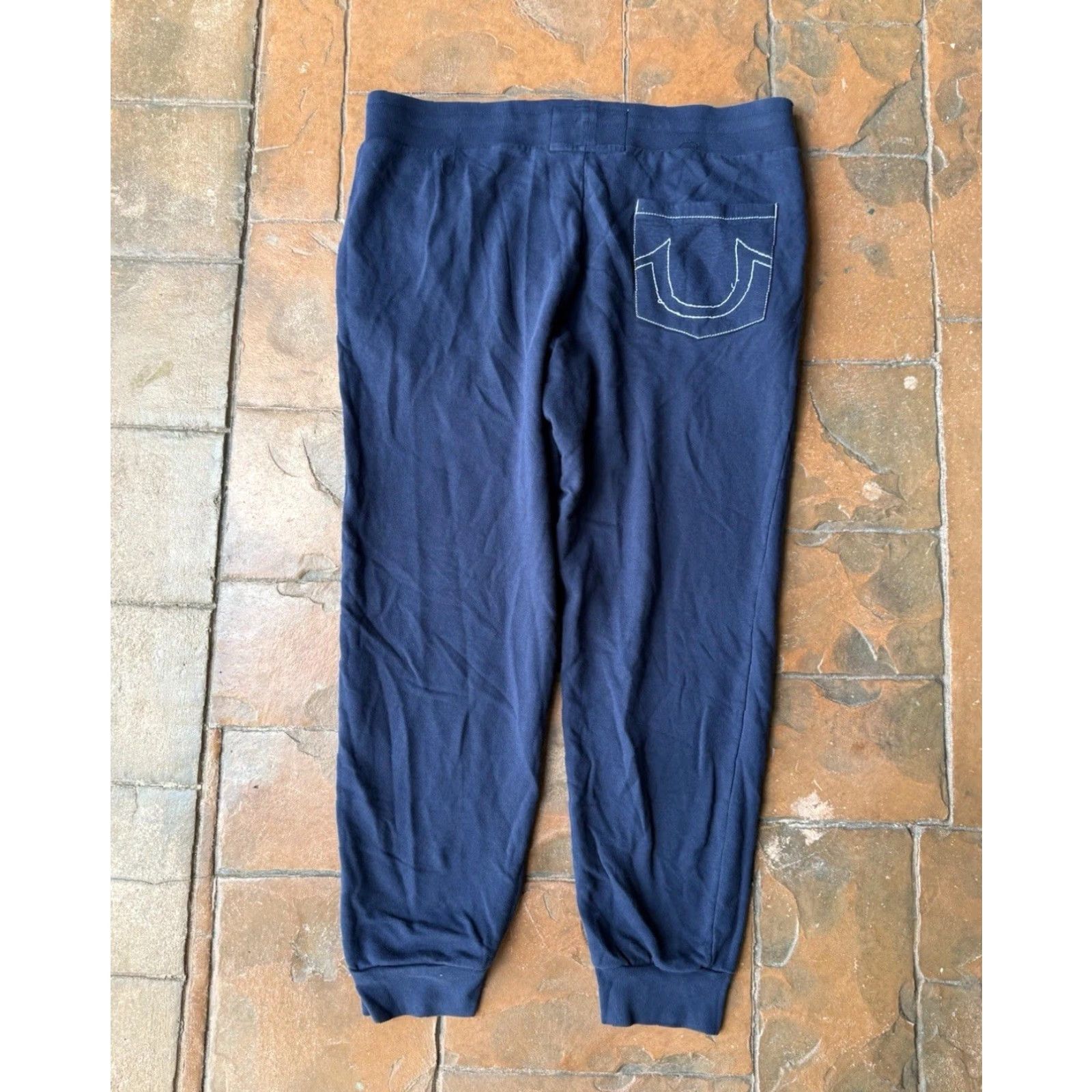 True Religion True Religion Joggers Sweatpants Men’s XL Blue Drawstring Pockets Size US 36 / EU 52 - 3 Thumbnail