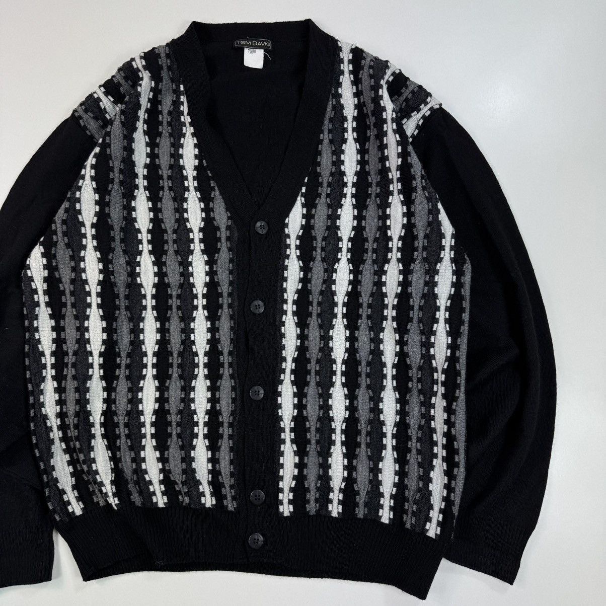 Other Cardigan Cable Knit Boxy Carlo Colucci Style Old Money Size US L / EU 52-54 / 3 - 2 Thumbnail