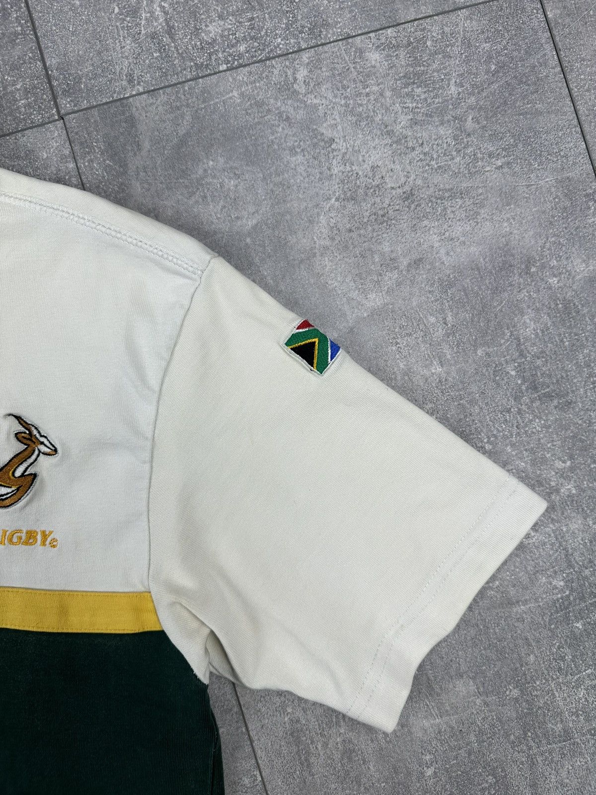 Canterbury of New Zealand Canterbury South Africa Rugby Vintage Retro Polo Size US S / EU 44-46 / 1 - 8 Thumbnail