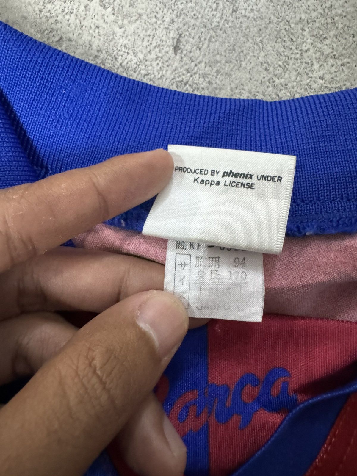 Kappa VINTAGE KAPPA FC BARCELONA 1992-1995 HOME LONGSLEEVE JERSEY Size US L / EU 52-54 / 3 - 9 Thumbnail