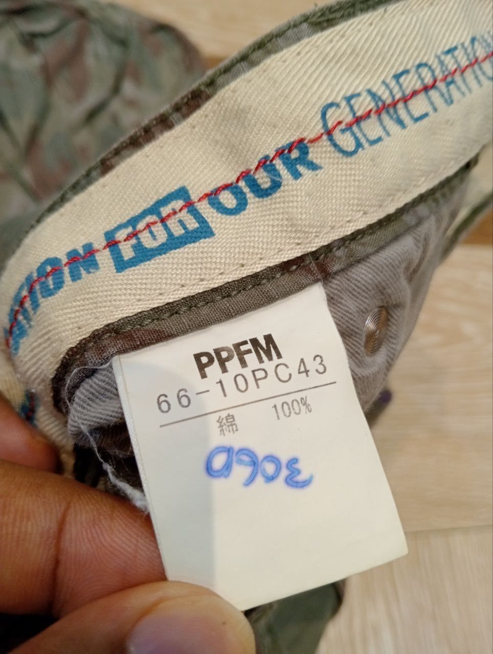 PPFM VINTAGE PPFM JAPAN CAMO PARACHUTE CARGO PANTS Size US 29 - 8 Thumbnail